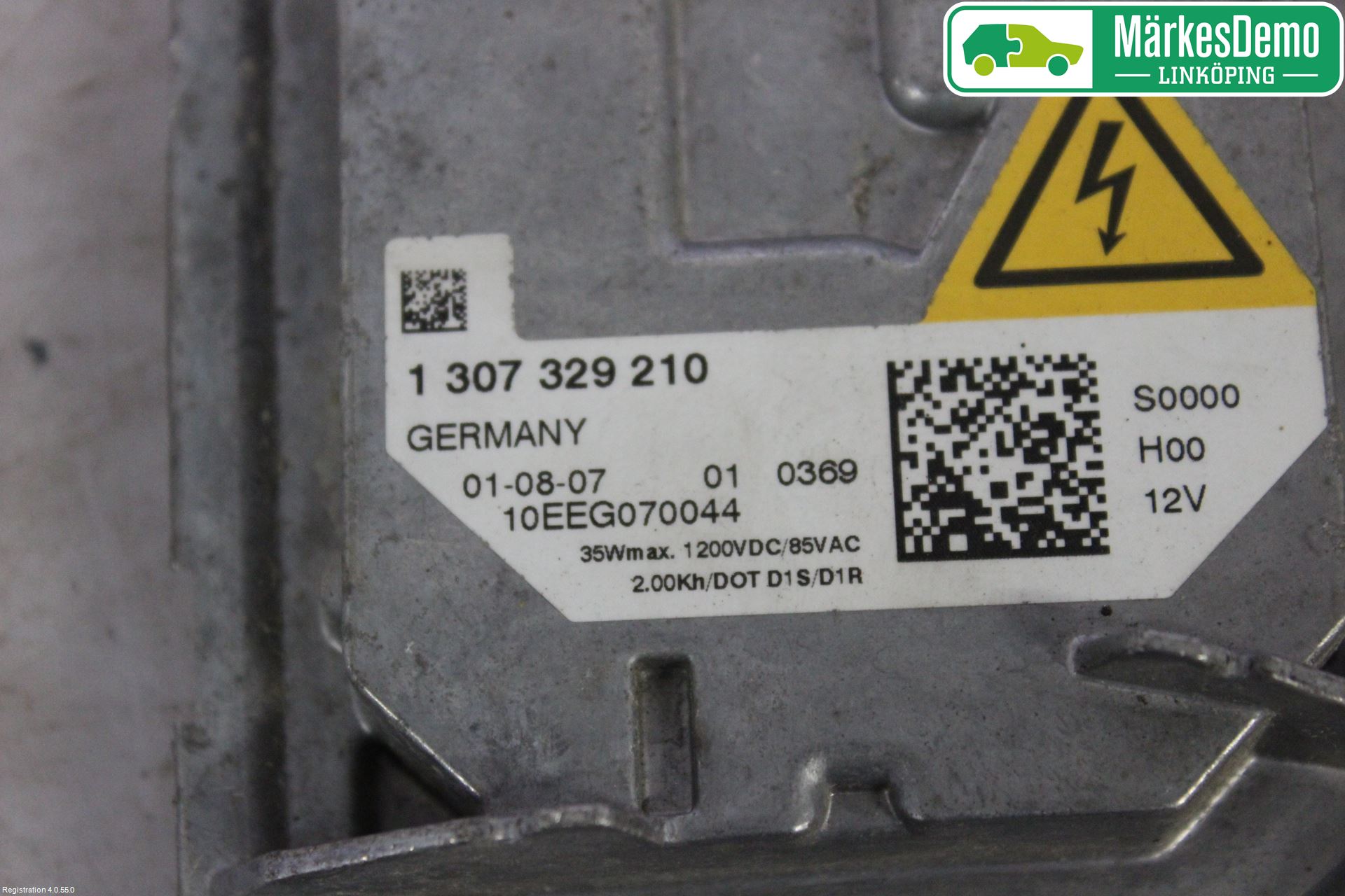 Volvo V50 08-12 Styrenhet Strålkastare