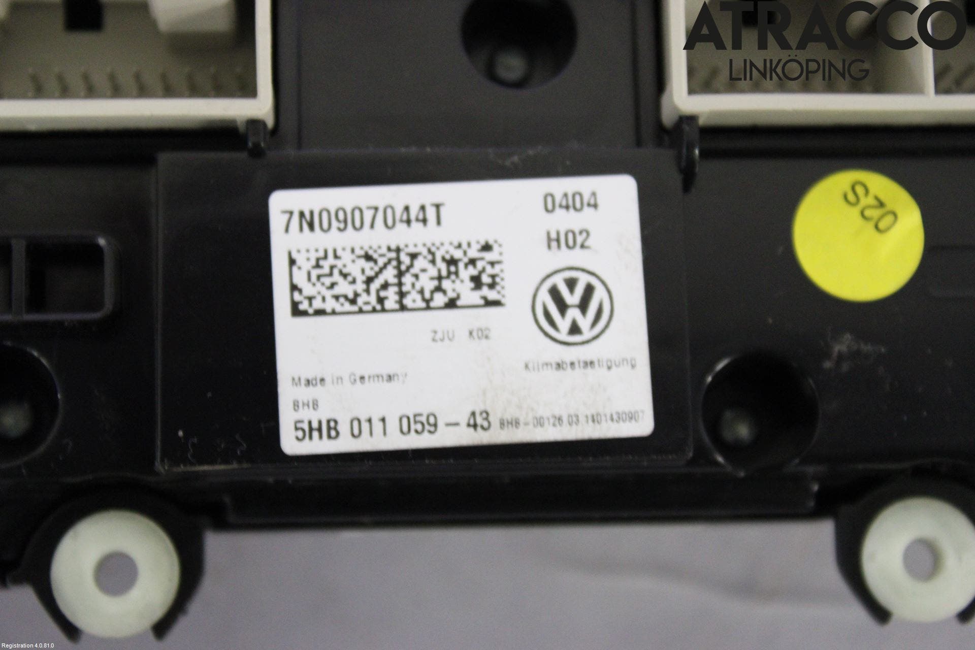 Volkswagen VW SHARAN 11- Ac Styrenhet Ac Manöveren