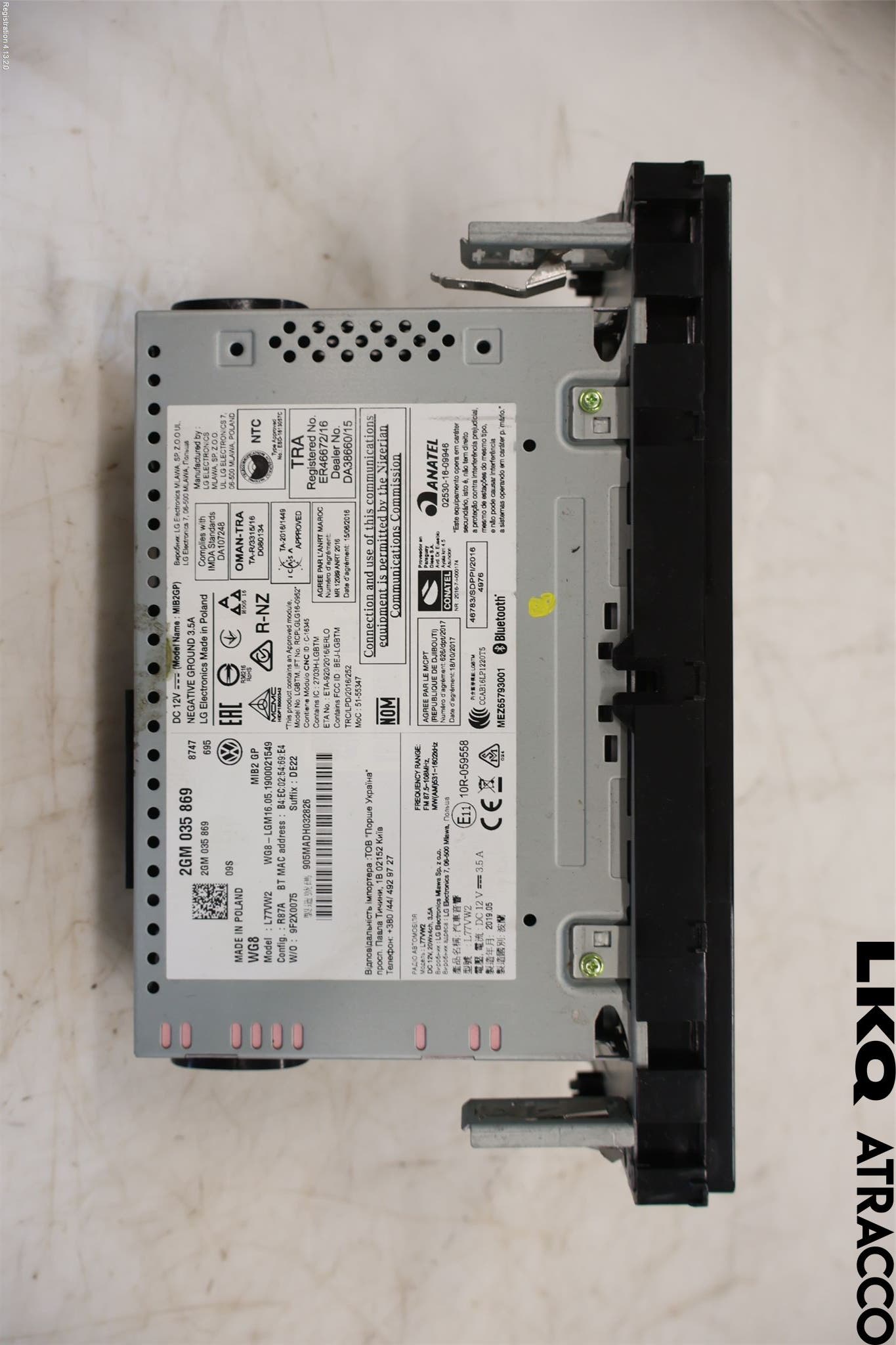 Volkswagen VW T-CROSS 19- Cd Radio - Multimediapanel