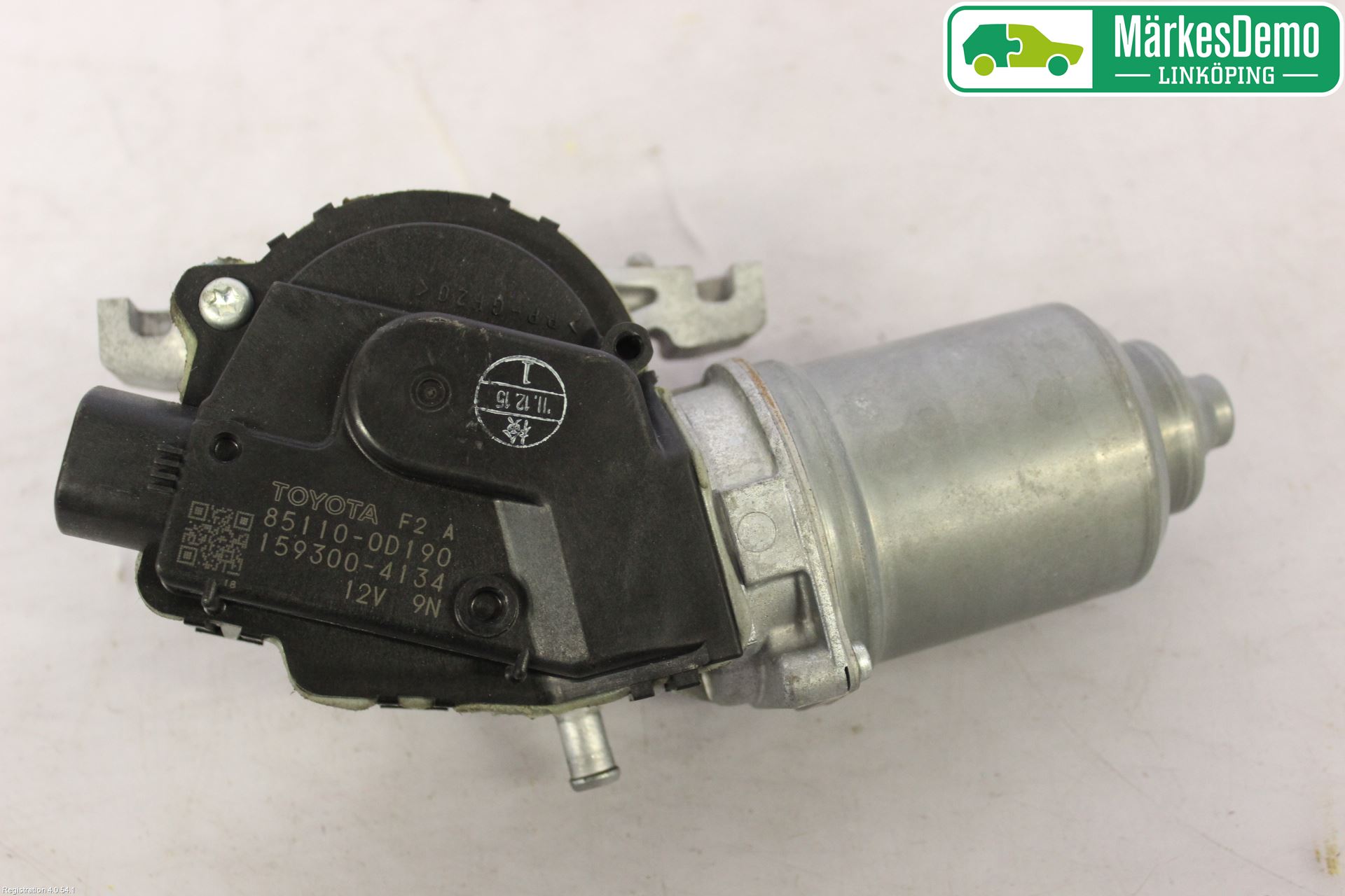 Toyota YARIS XP130 12-14 Torkarmotor Vindruta