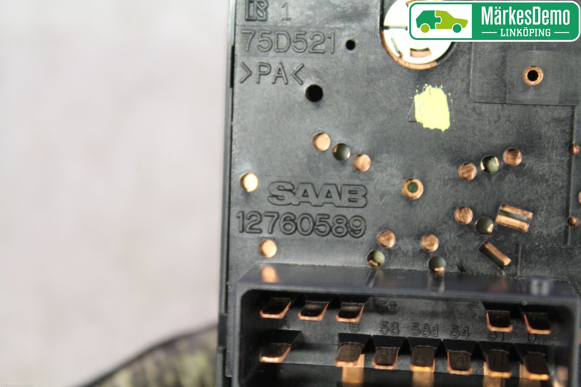 Saab 9-5     06-10 Strömställare Ljus