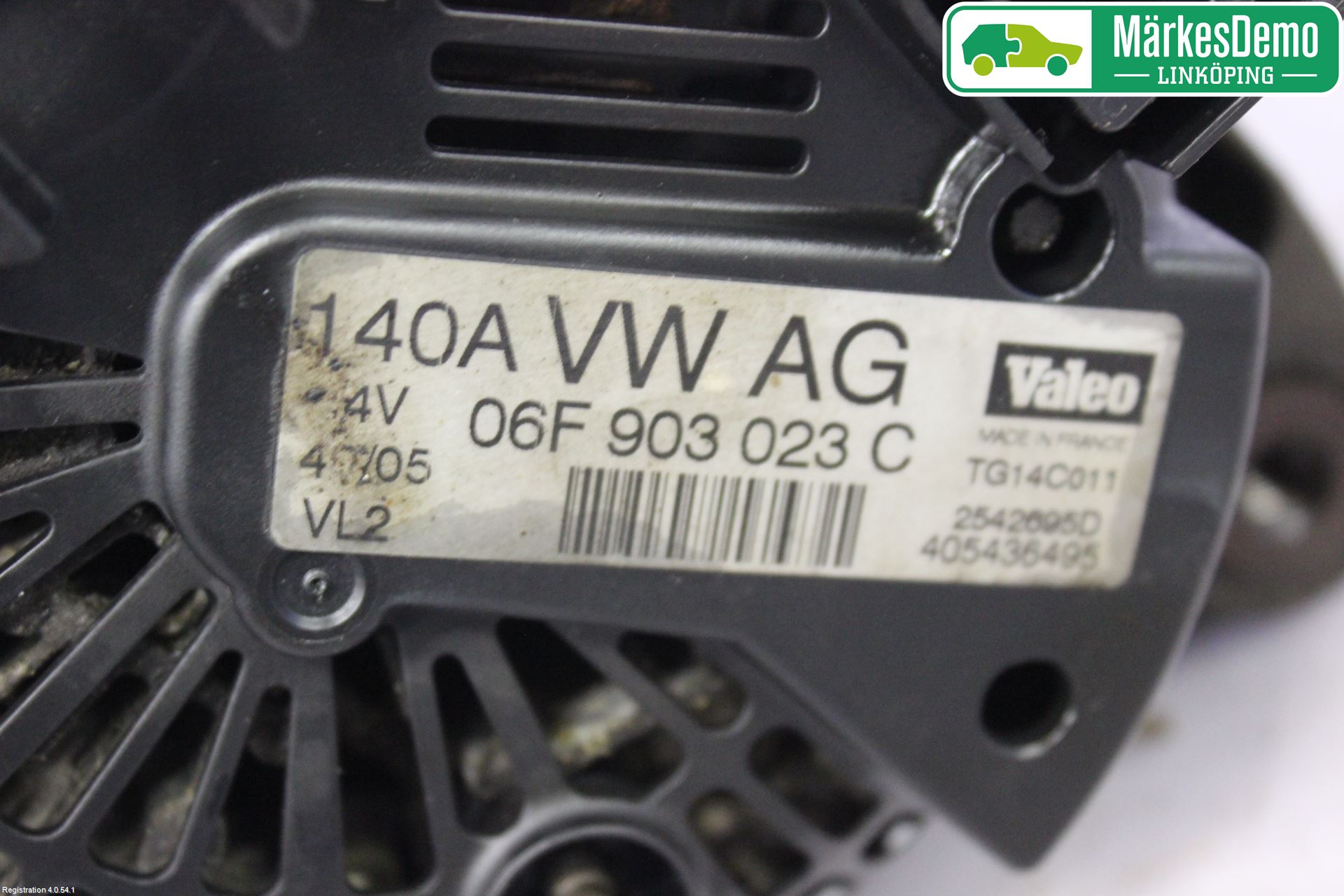 Volkswagen VW GOLF PLUS/CROSS GOLF 04-14 Generator