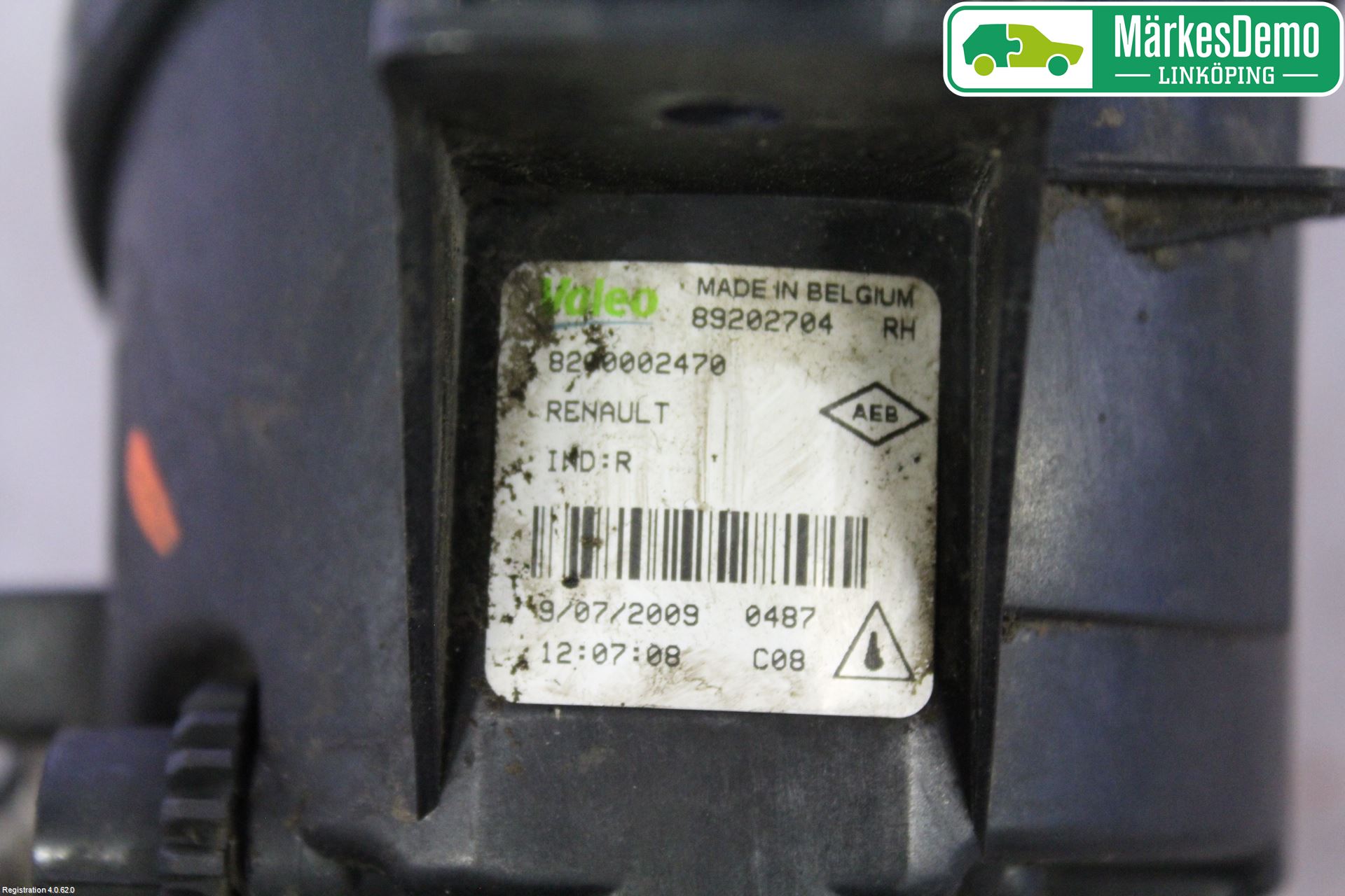 Renault CLIO III  09-12 Dimljus-Varselljus Fram