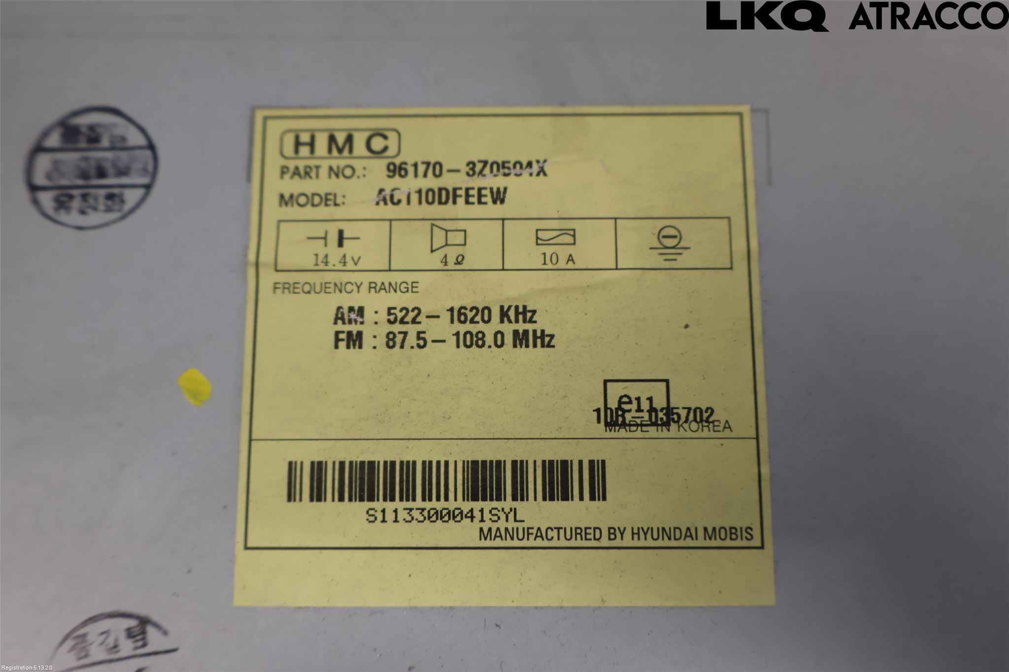 Hyundai i40 08-15 Cd Radio - Multimediapanel
