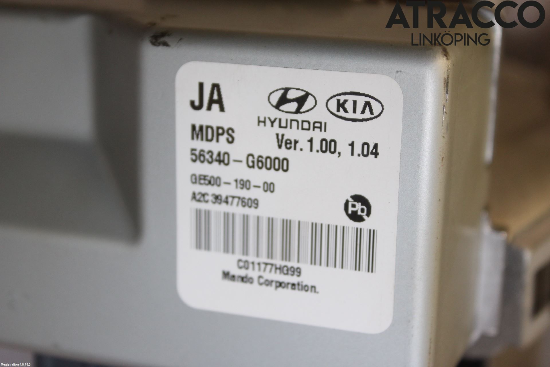 Kia PICANTO 17- Rattaxelagg Med Inb Servo