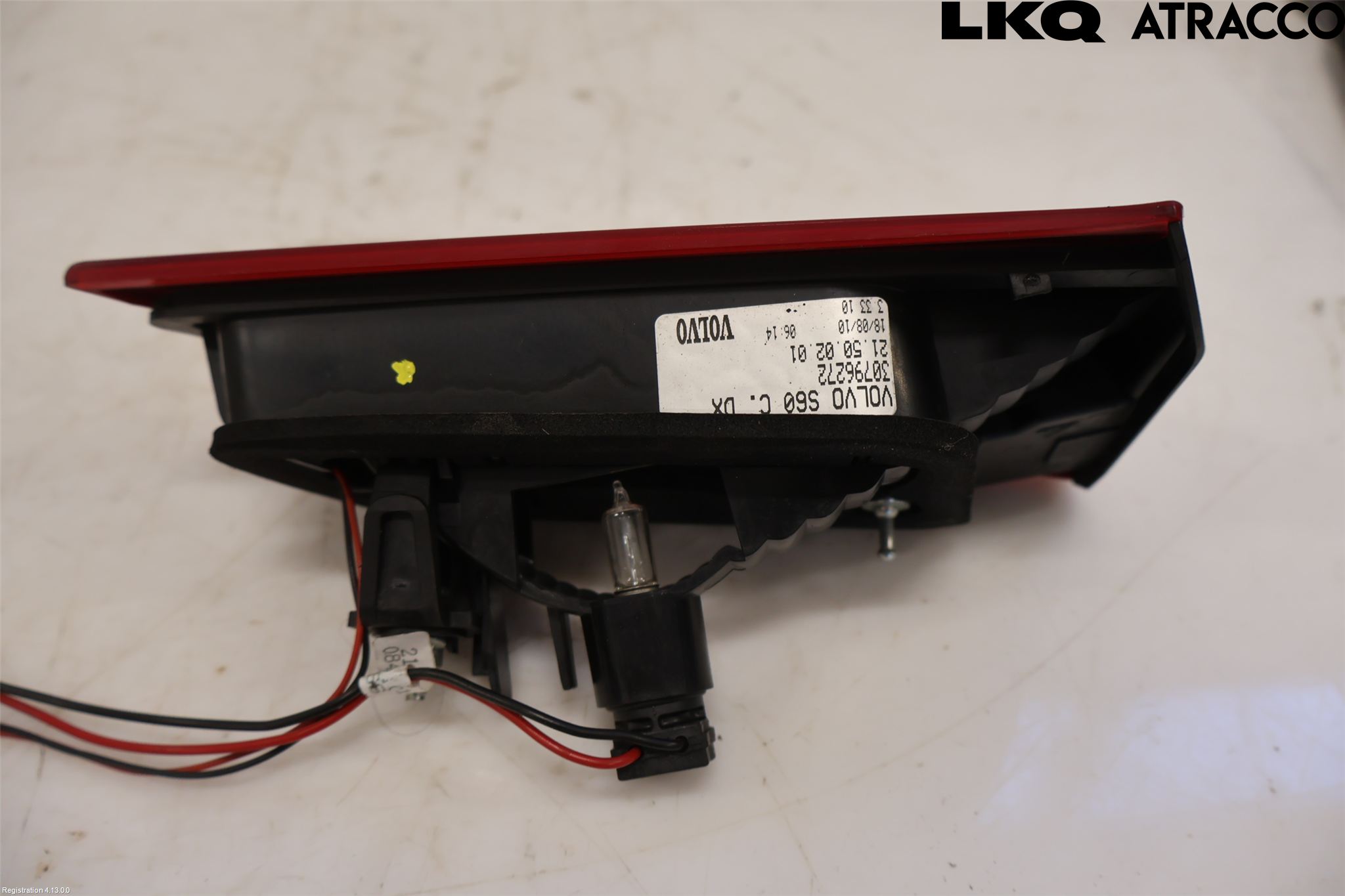 Volvo S60 11-13 Bakljus Lucka Hö