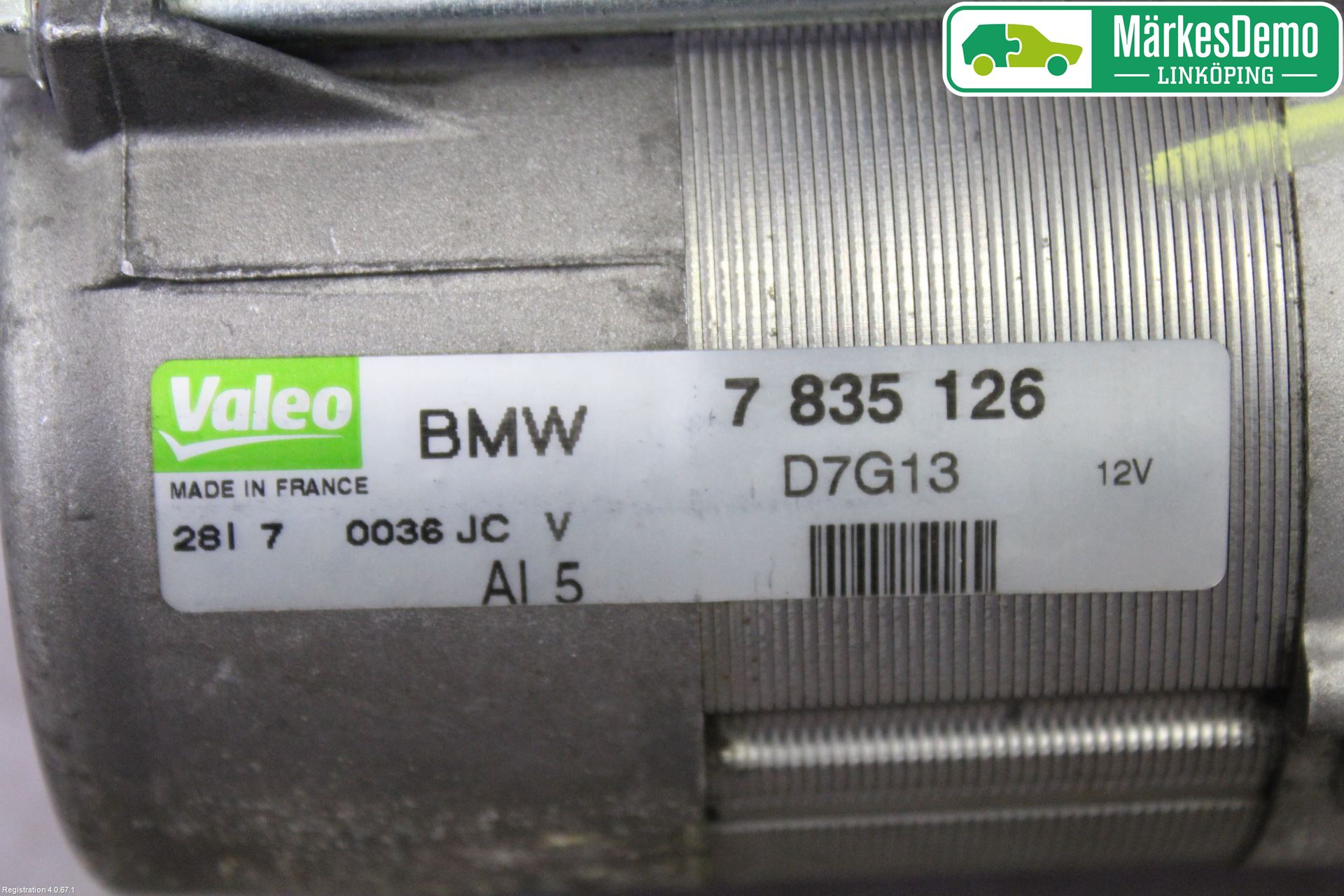 BMW 6 E63/64    02-10 Startmotor