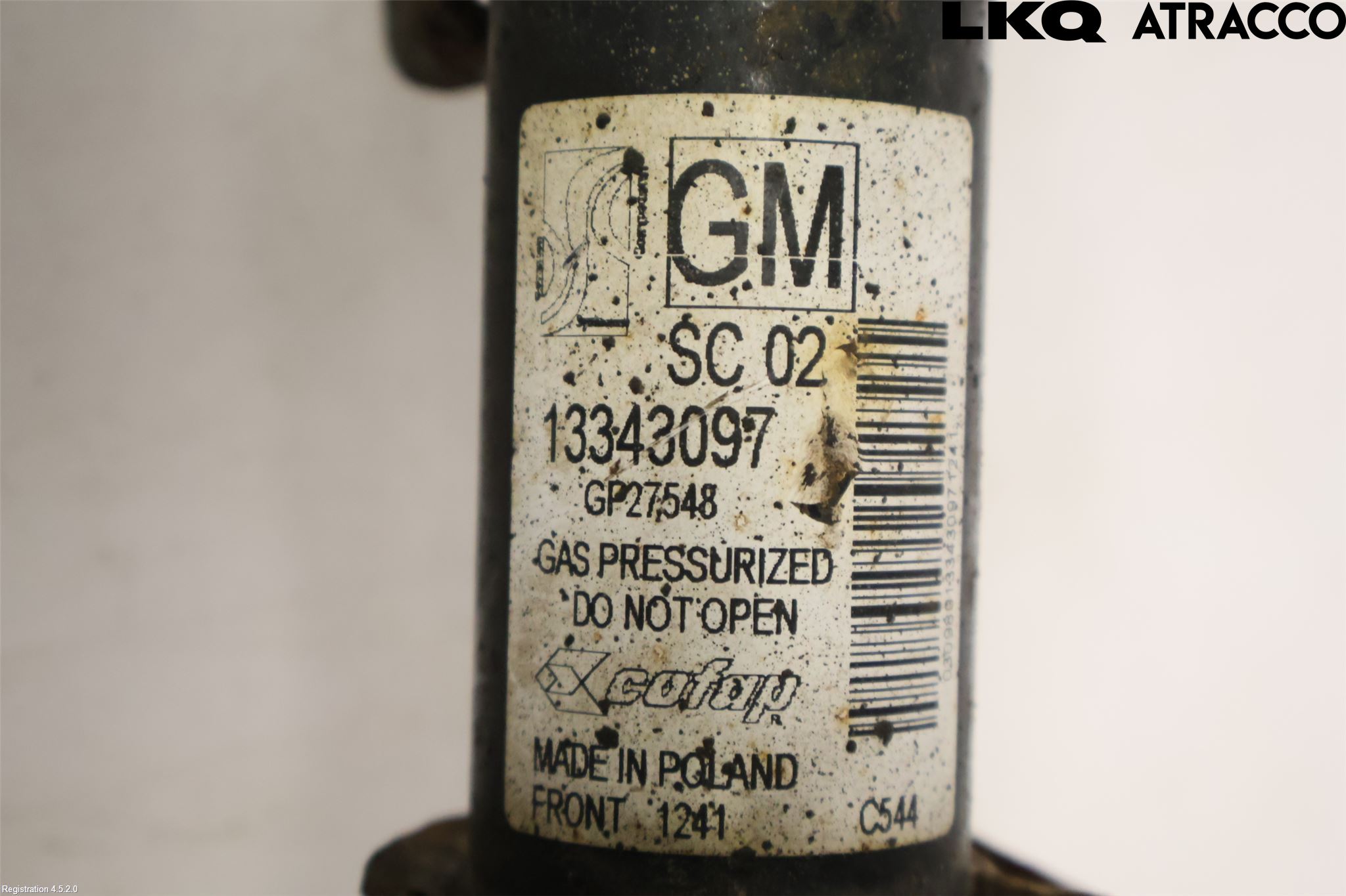 Opel CORSA D 07-14 Fjäderben Fram Vänster