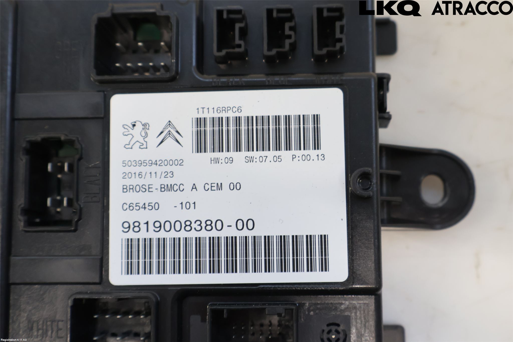 Peugeot 3008 17-24 Styrenhet Baklucka