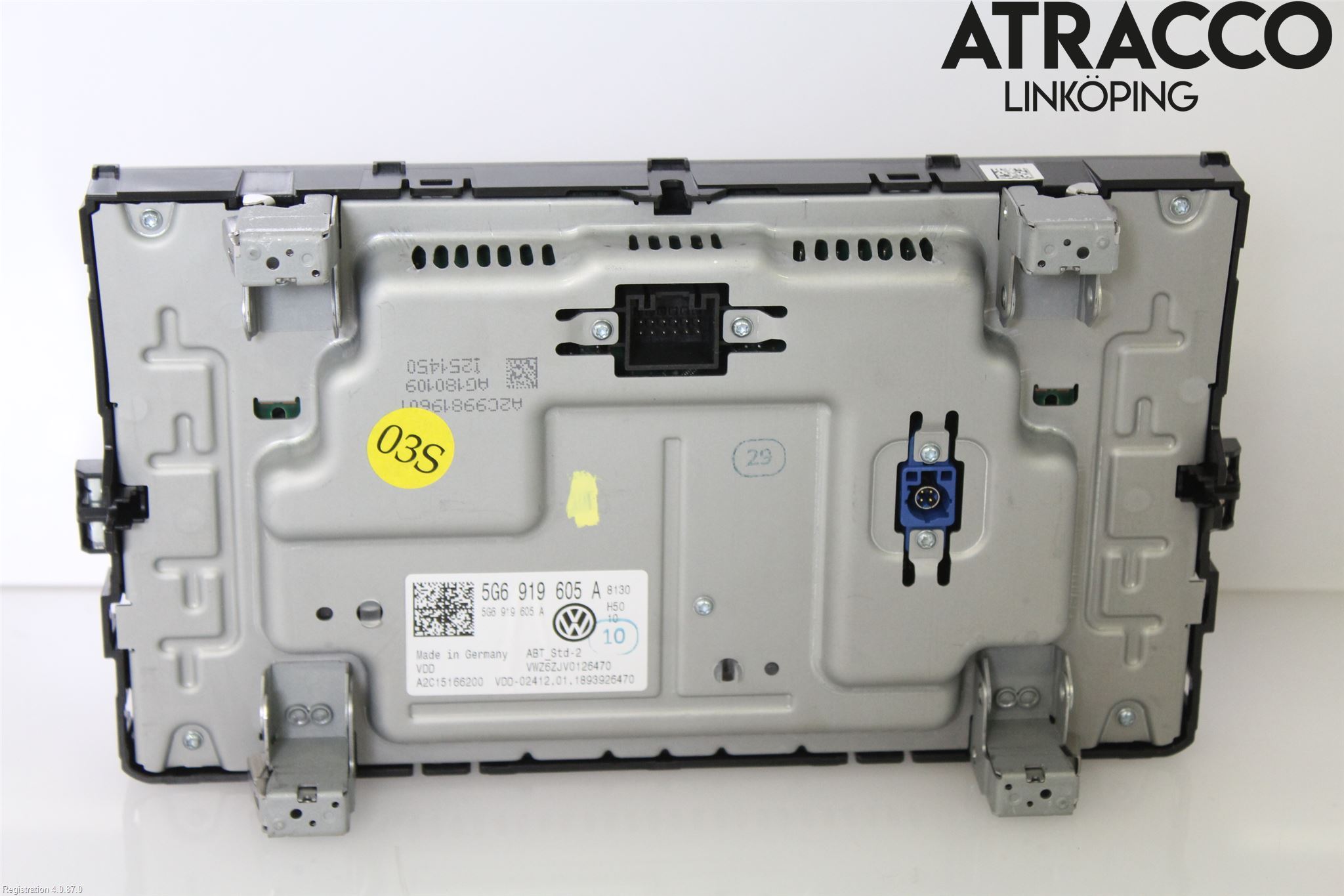 Volkswagen VW GOLF SPORTSVAN 15-20 Multifunktionsdisplay