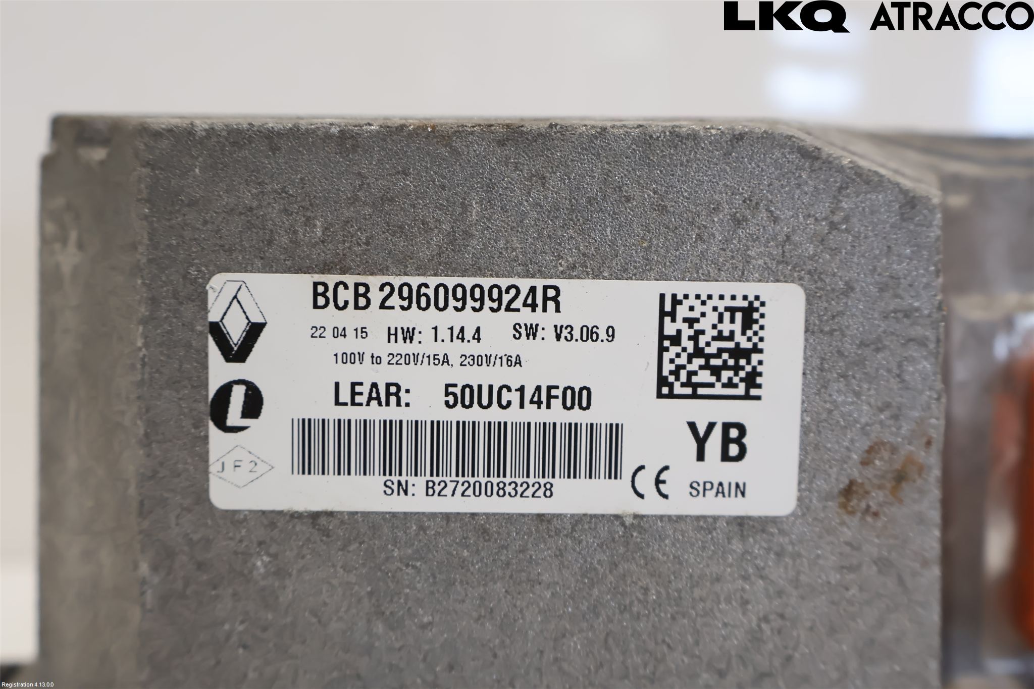 Renault KANGOO II 15-21 Batteriladdare Högspänning