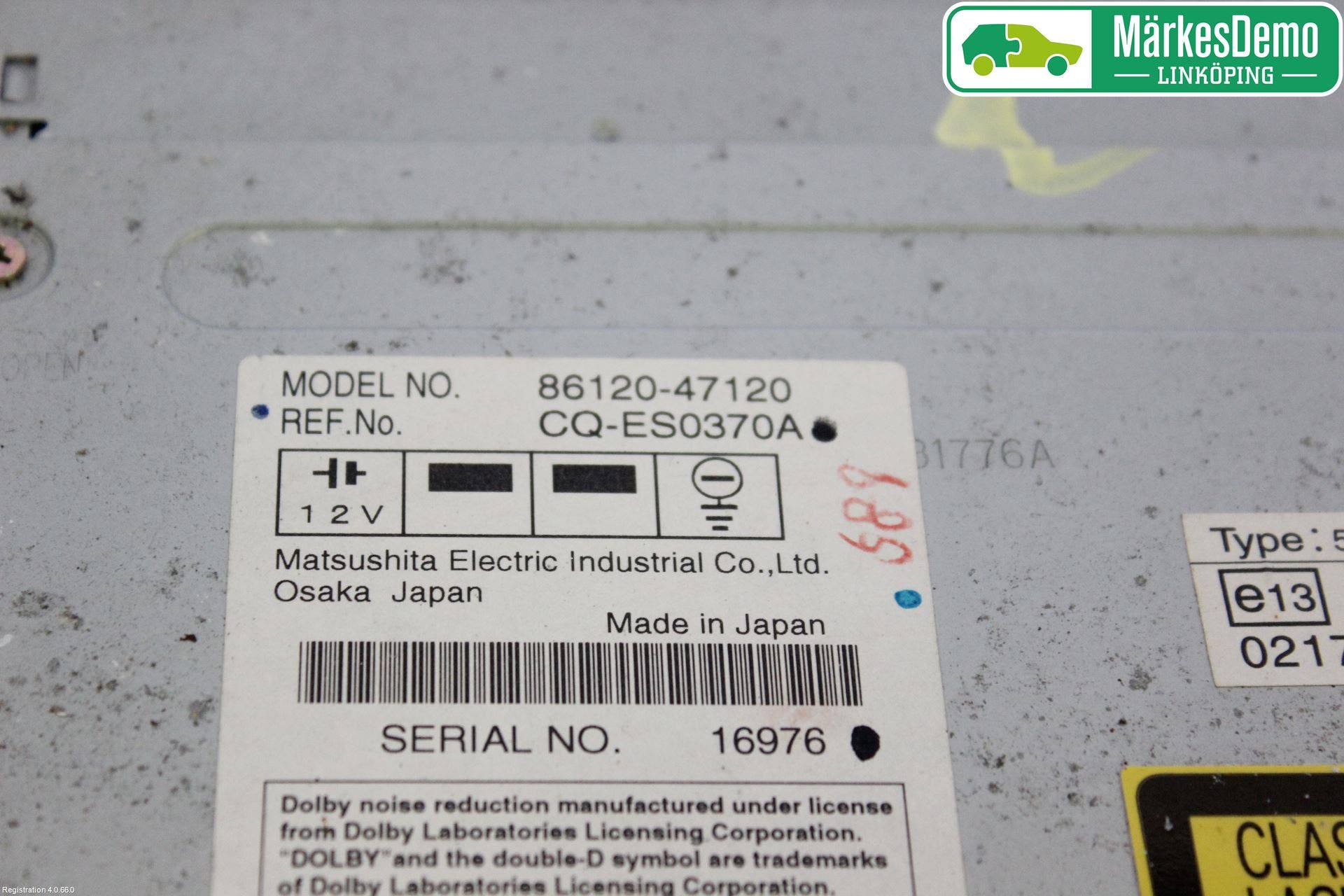 Toyota PRIUS NWH20 04-08 Cd Radio - Multimediapanel