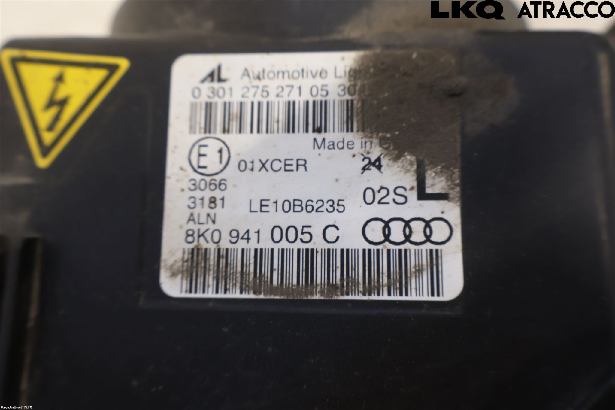 Audi A4 12-15 Strålkastare Vänster