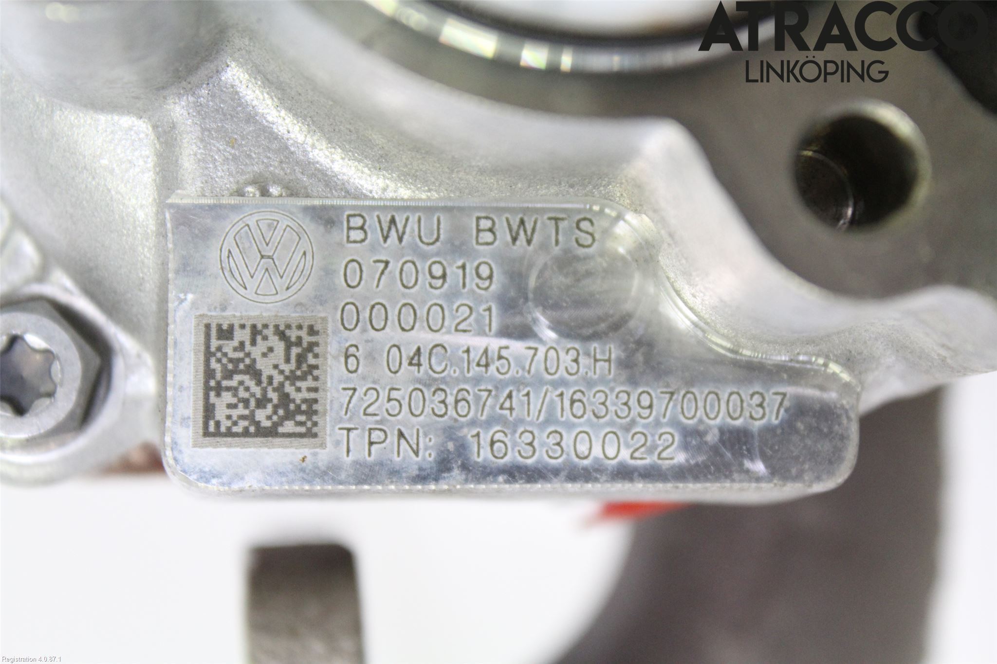 Volkswagen VW GOLF / E-GOLF VII 13-20 Turboaggregat