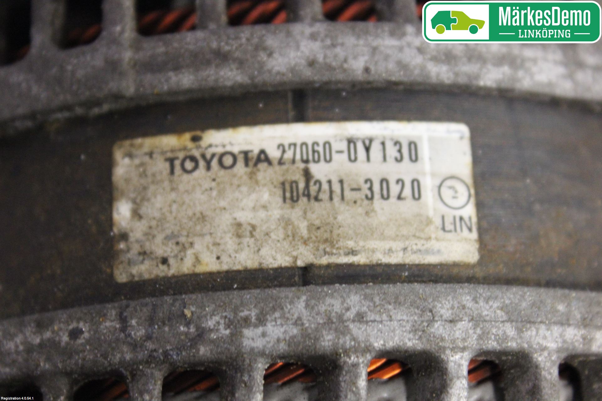 Toyota YARIS XP130 12-14 Generator