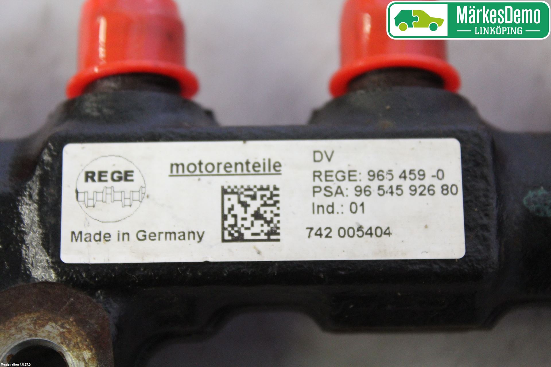 Citroen C3 05-10 Injspridarrör