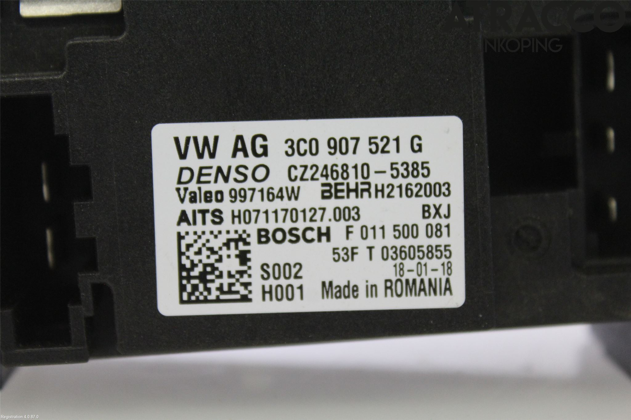 Volkswagen VW AMAROK 2H 10-22 Värmefläktsmotstånd