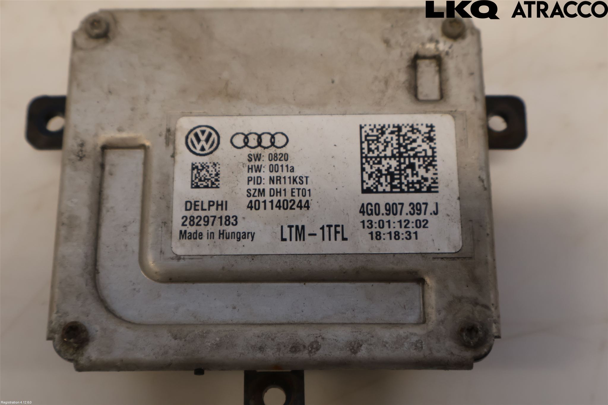 Volkswagen VW PASSAT CC 08-16 Styrenhet Strålkastare