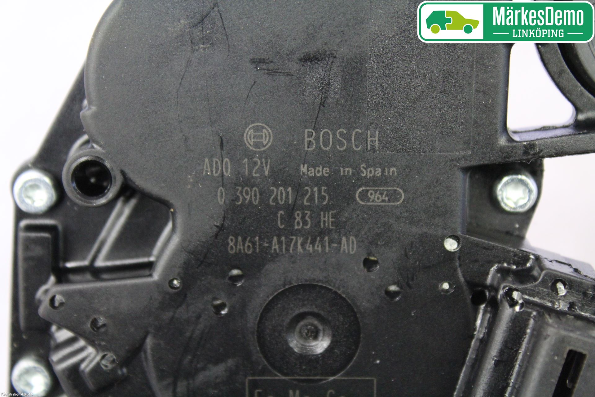 Ford FIESTA 09-12 Torkarmotor Baklucka