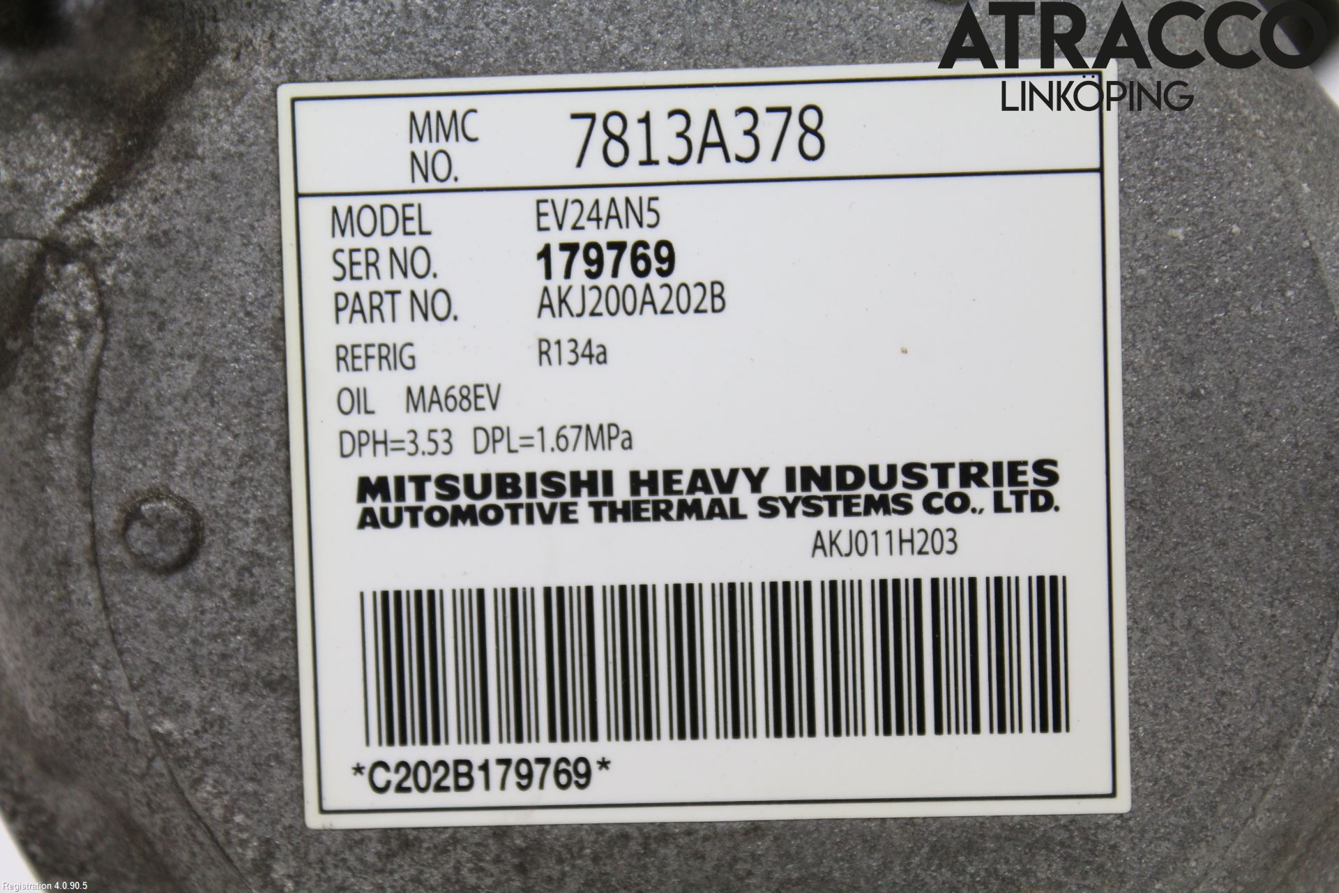 Mitsubishi OUTLANDER 13-21 Ac Kompressor