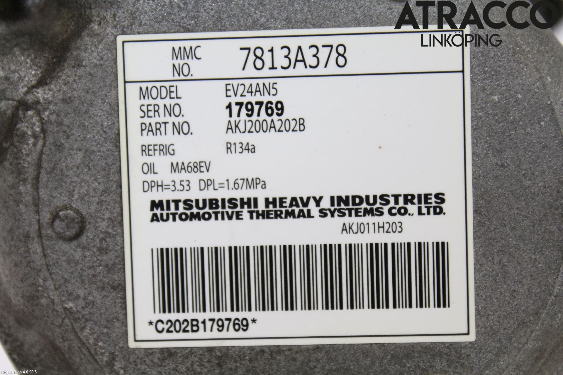 Mitsubishi OUTLANDER 13-21 Ac Kompressor