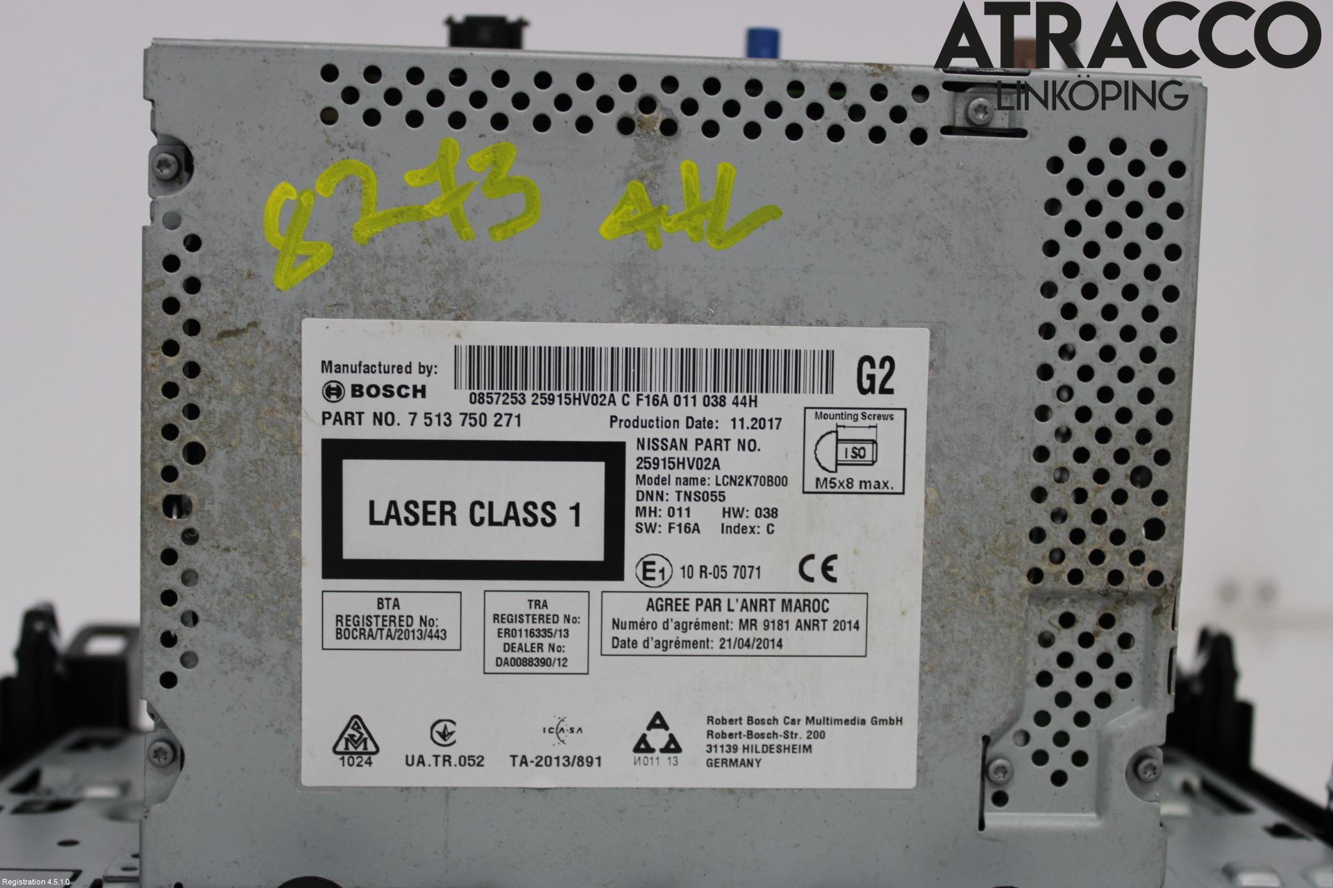 Nissan QASHQAI 17-21 Cd Radio - Multimediapanel