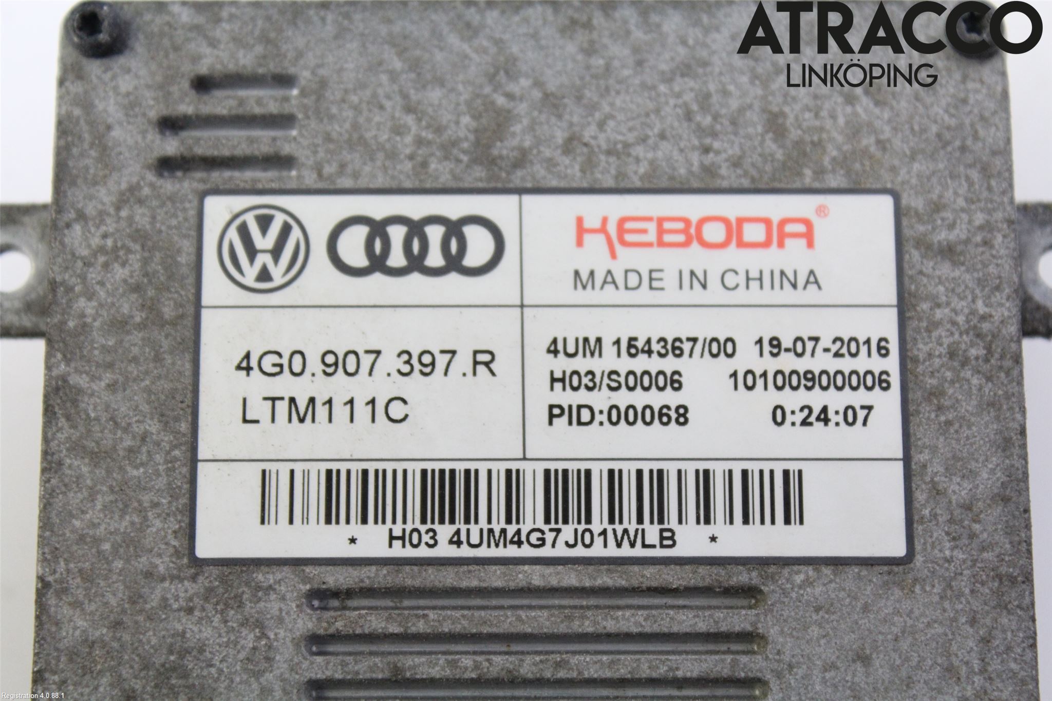 Audi A3/S3 8V 13-20 Styrenhet Strålkastare