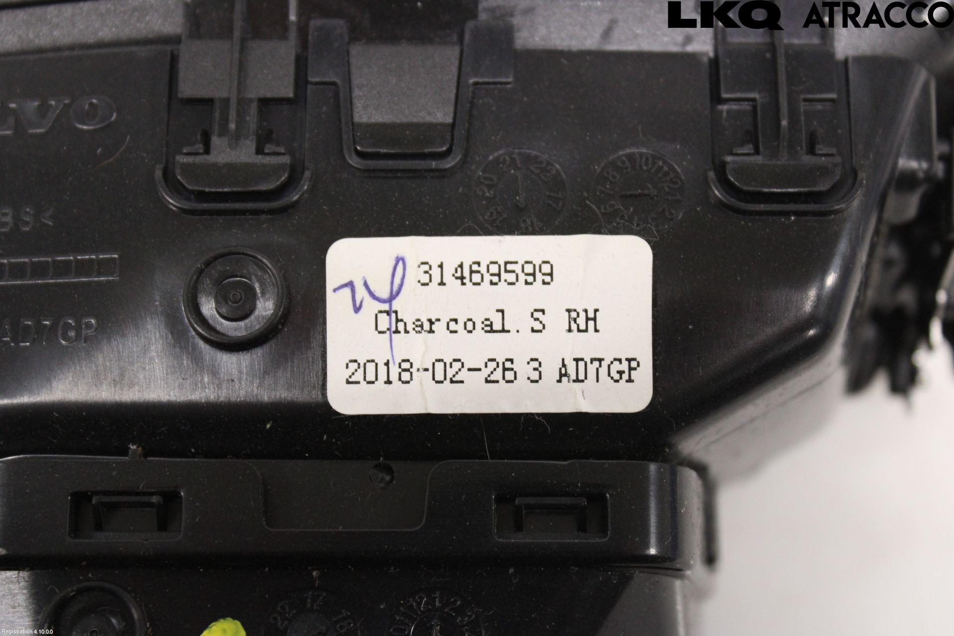 Volvo V60 19- Defrosterkanal-Munstycke