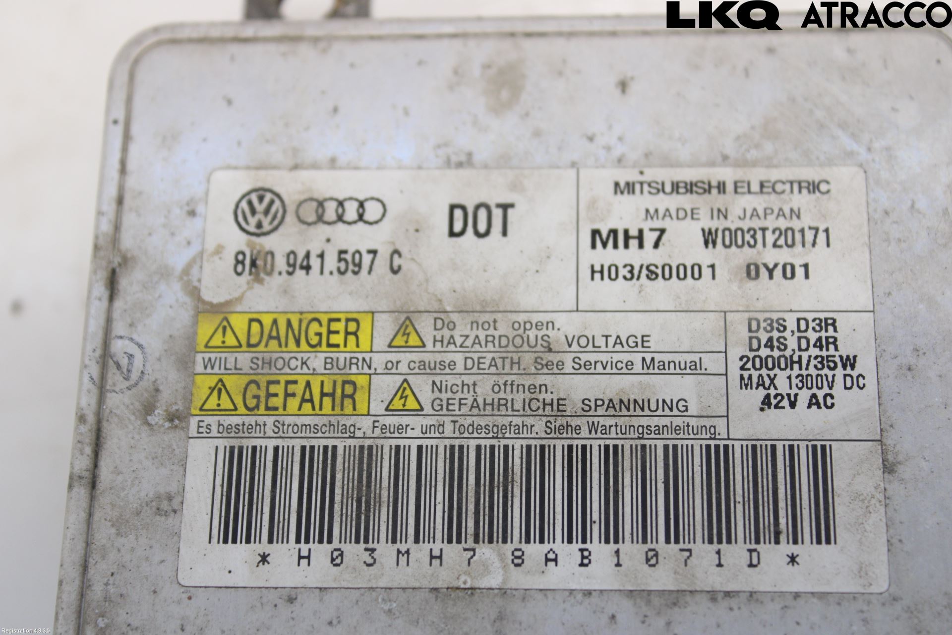 Audi A6/S6     05-11 Styrenhet Strålkastare