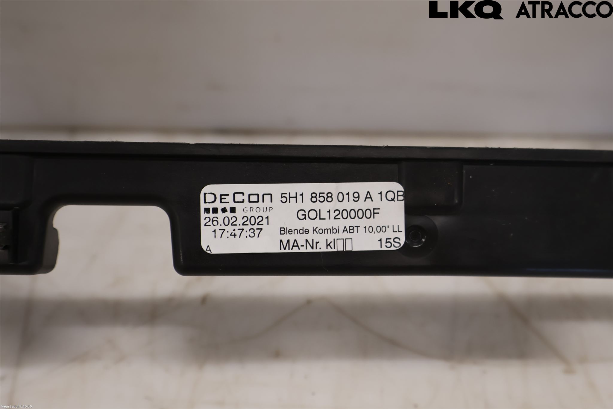 Volkswagen VW GOLF / E-GOLF VIII 20- Instrumentbräda Inlägg-Dekorlist