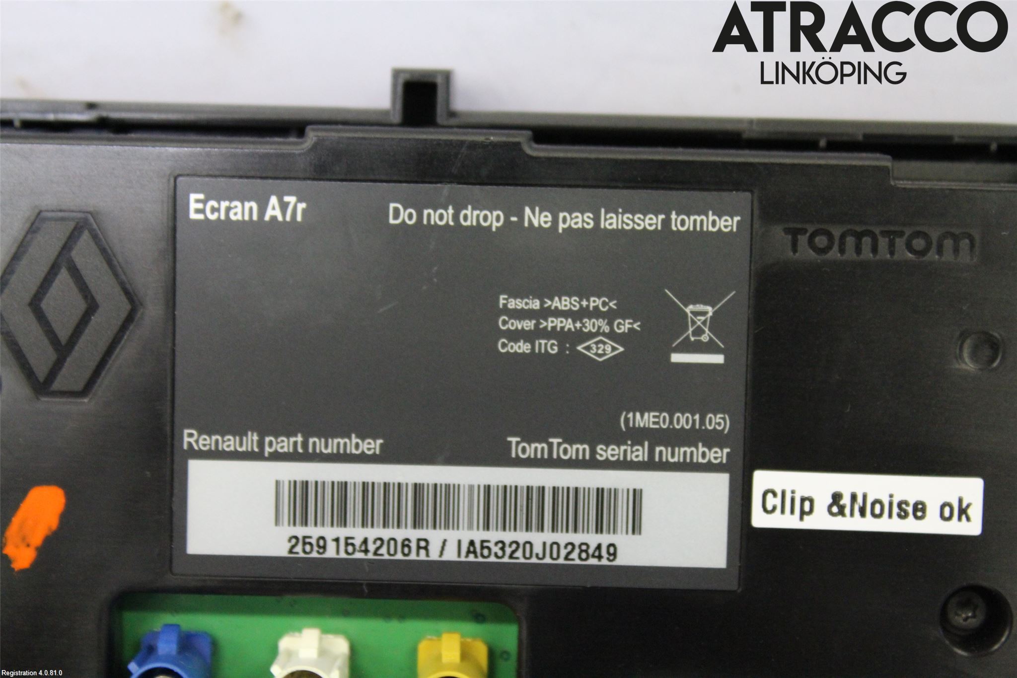 Renault LAGUNA III 08-10 Multifunktionsdisplay