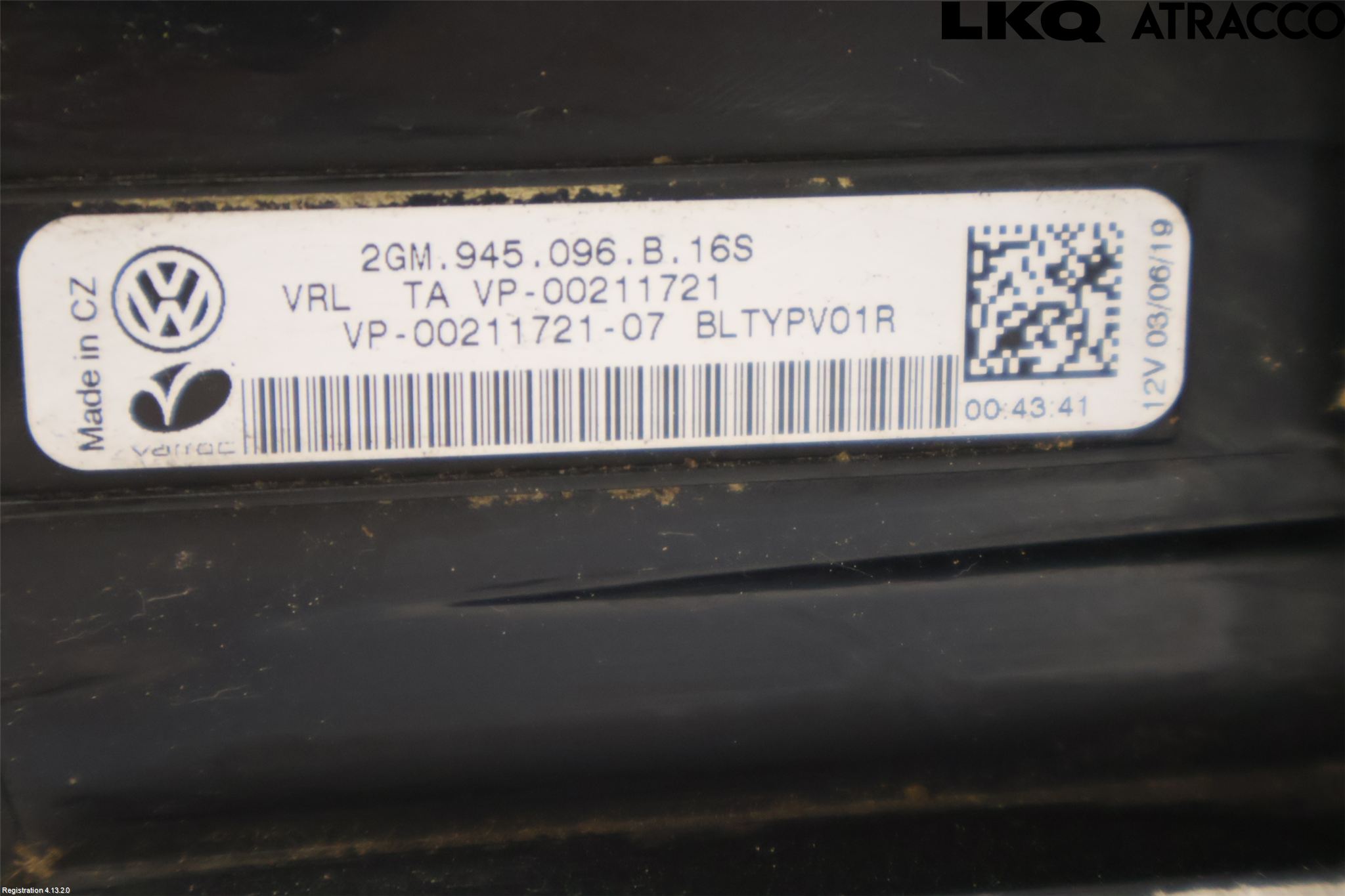 Volkswagen VW T-CROSS 19- Bakljus Höger