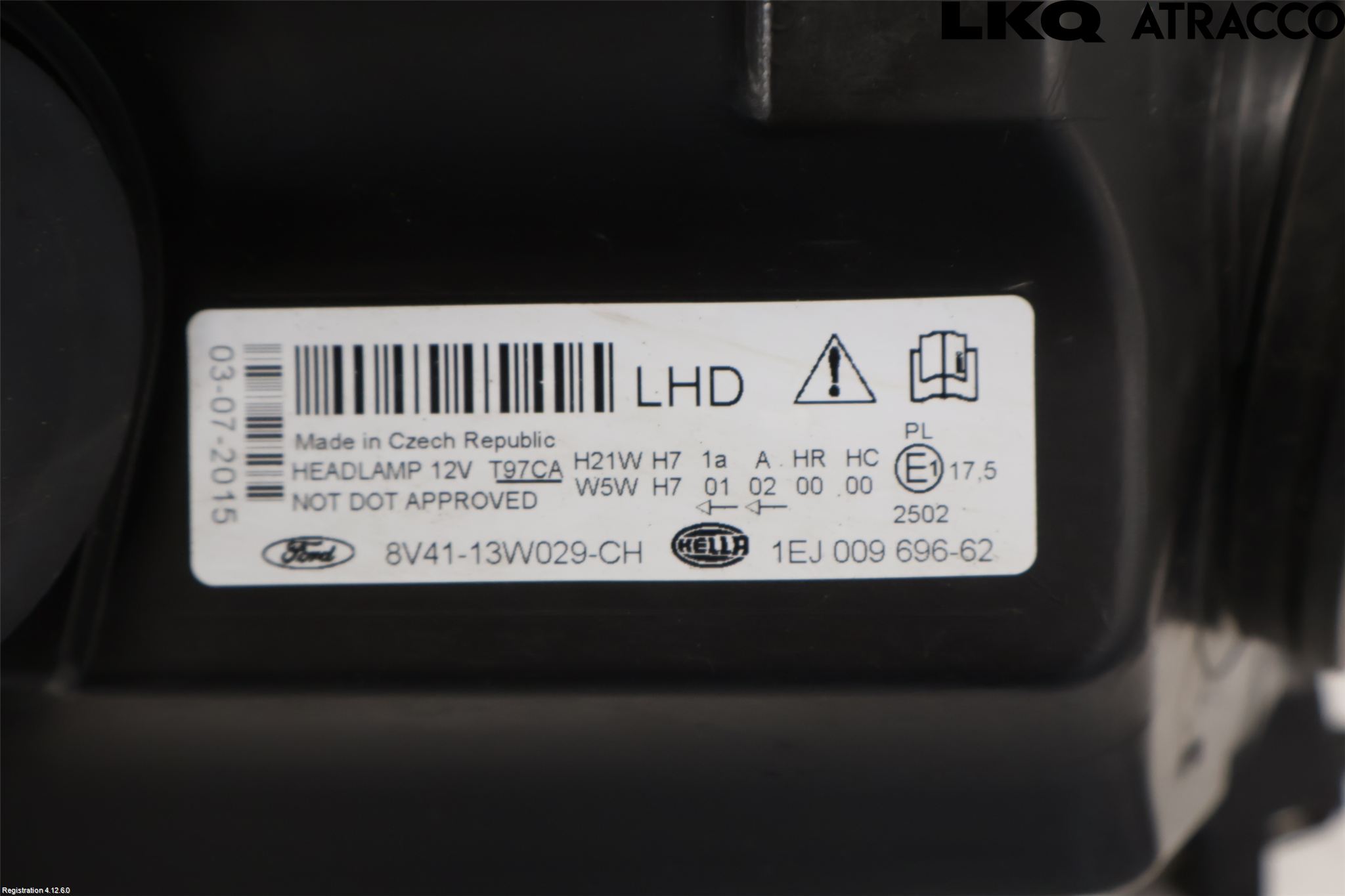 Ford KUGA 08-12 Strålkastare Höger