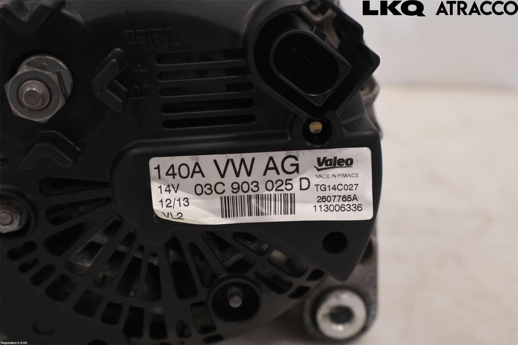 Volkswagen VW TIGUAN 07-16 Generator