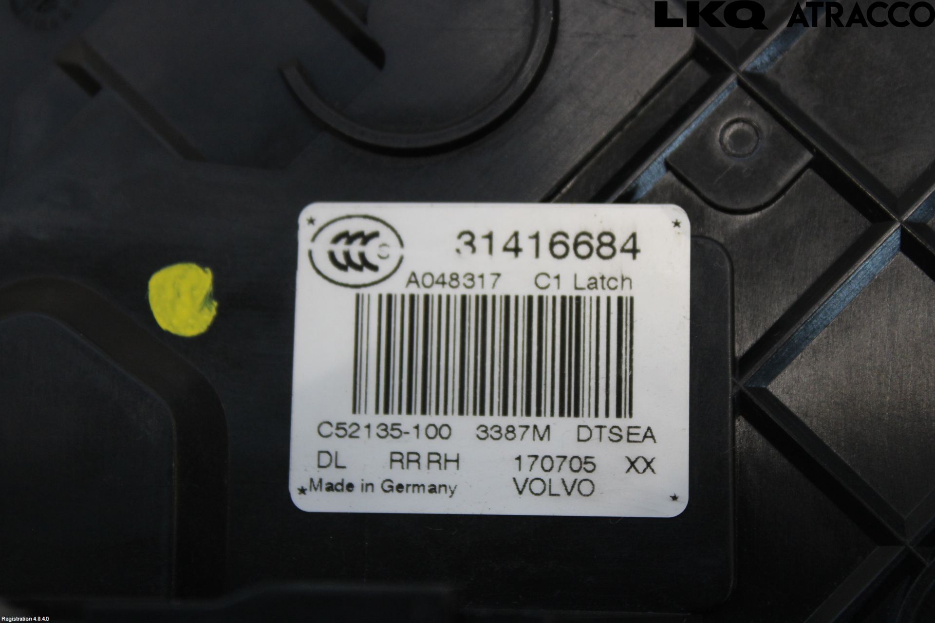 Volvo V70 08-13 Låskista-Dörrlås