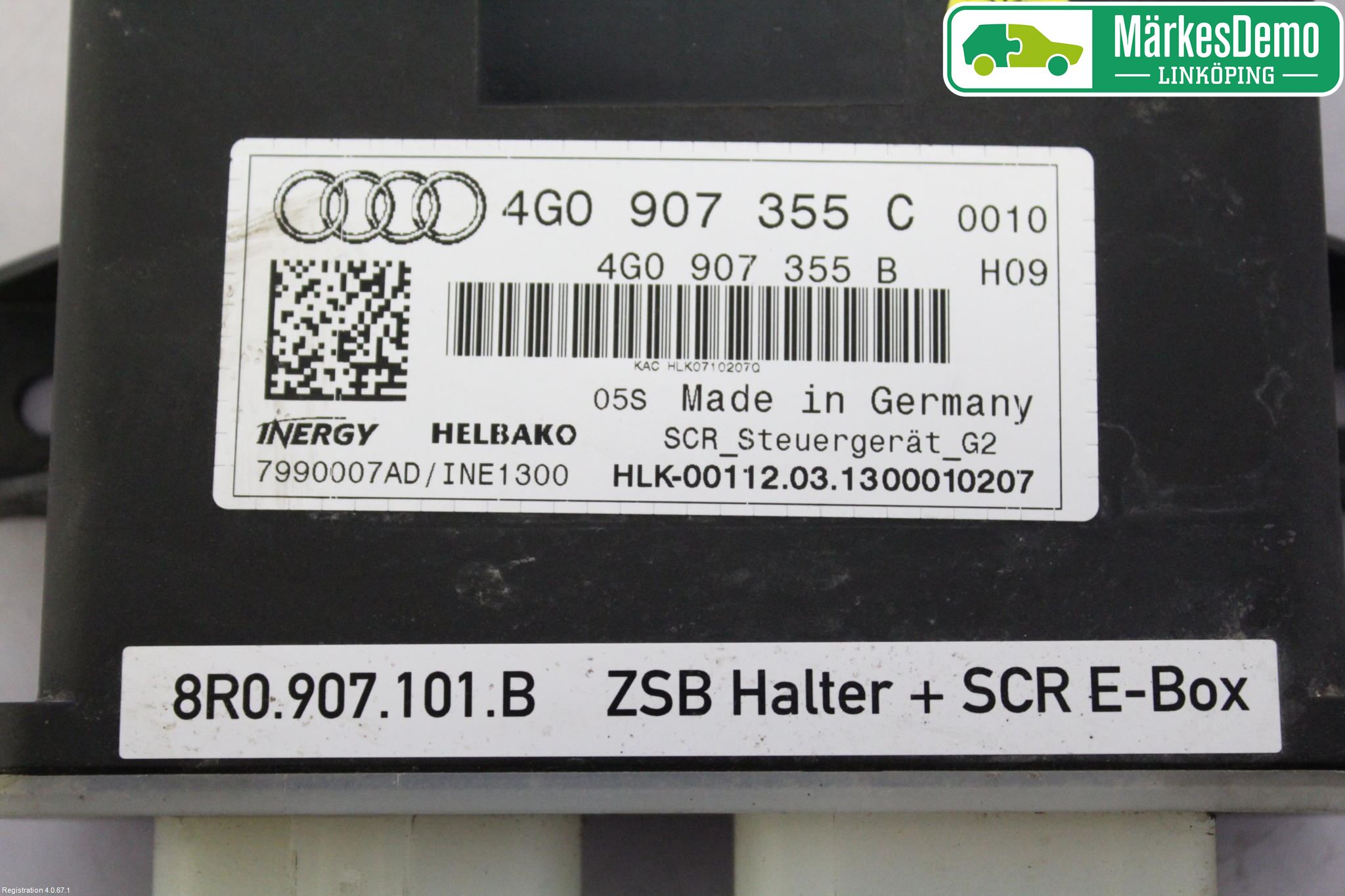 Audi Q5 09-16 Styrenhet Övrigt