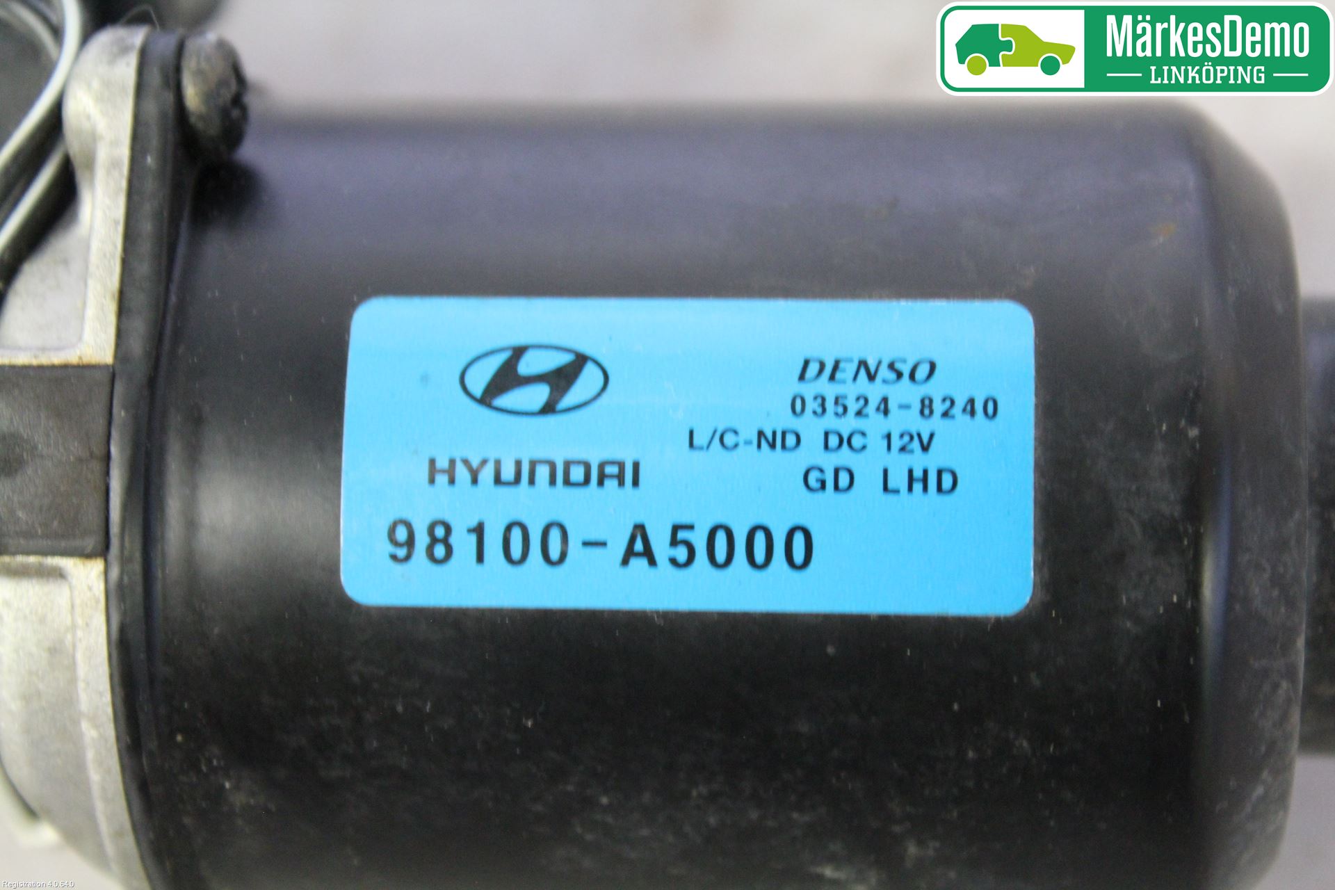 Hyundai i30 GD 13-17 Torkarmotor Vindruta