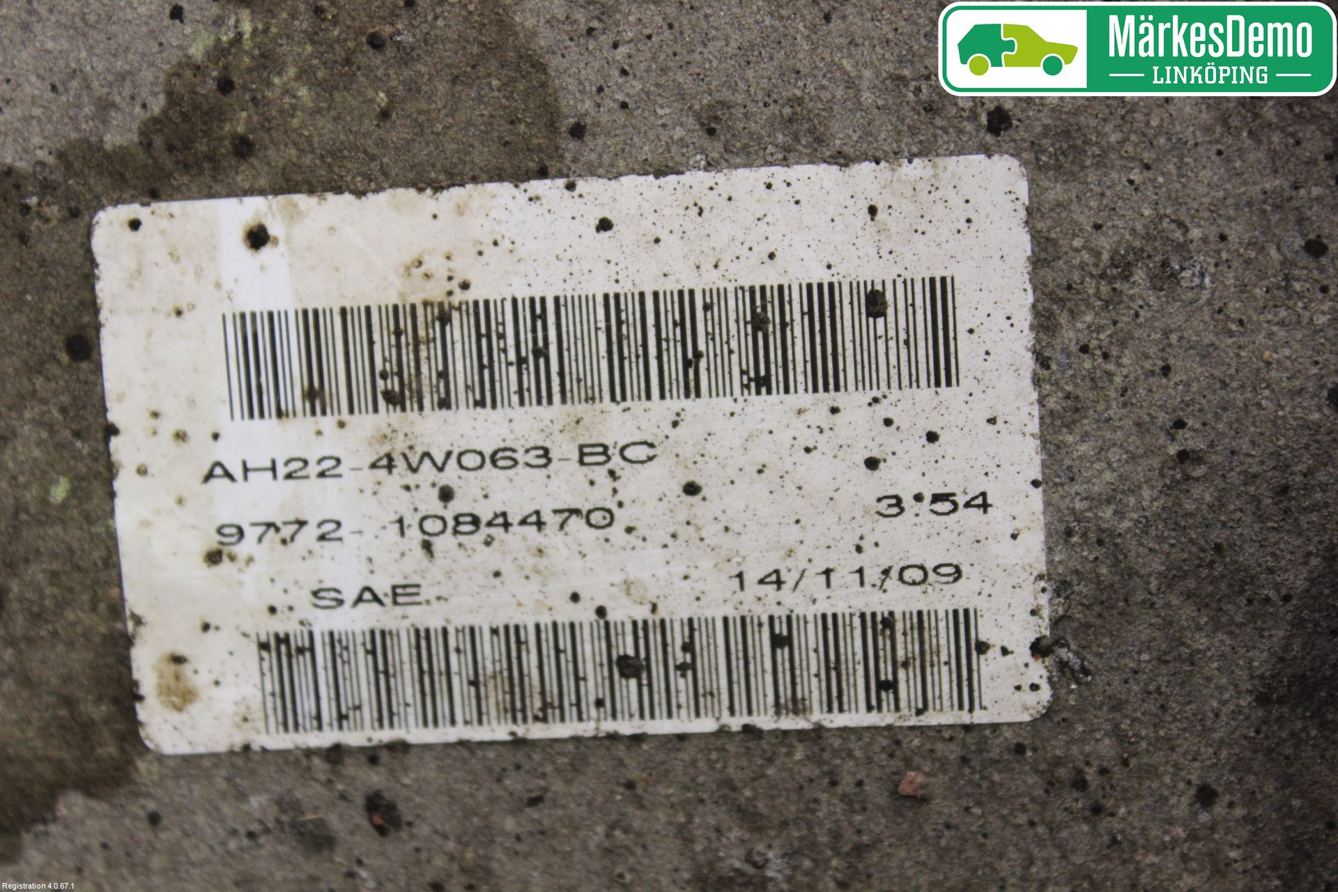 Landrover LAND ROVER DISCOVERY 4 10-16 Bakväxel-Diff