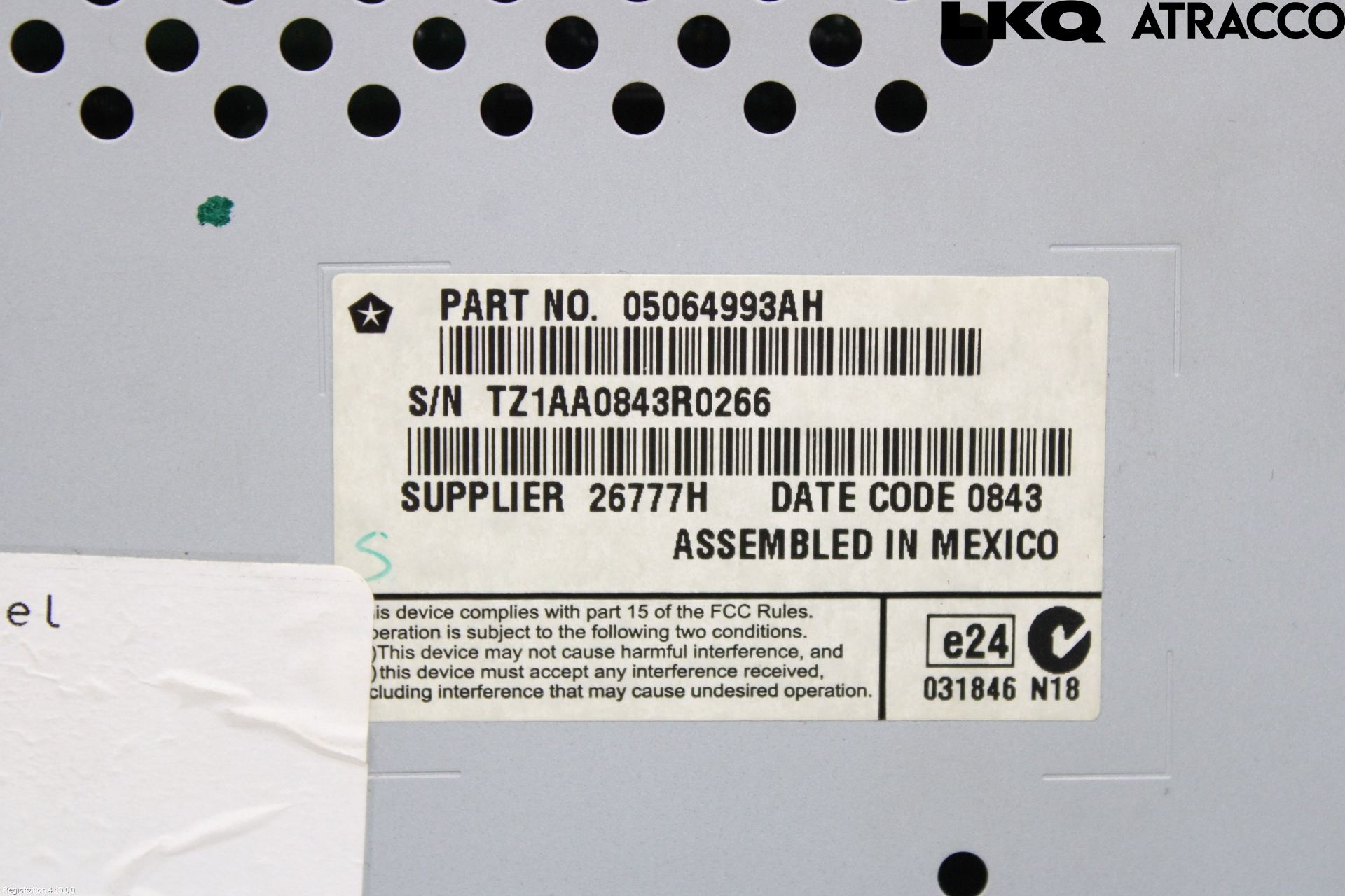 Fiat FREEMONT Bildskärm