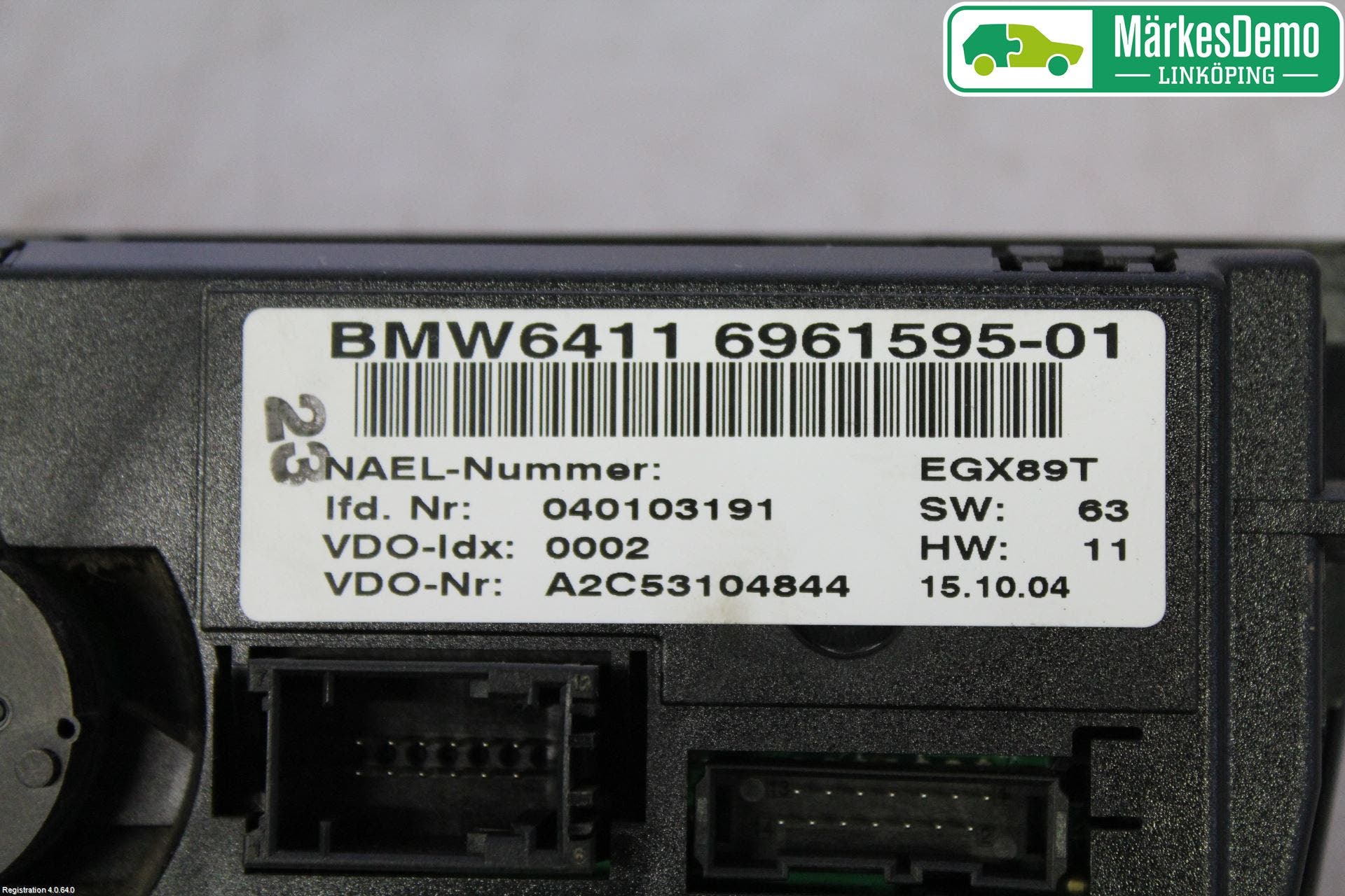 BMW 1 E87/81 5D/3D 03-11 Ac Styrenhet Ac Manöveren