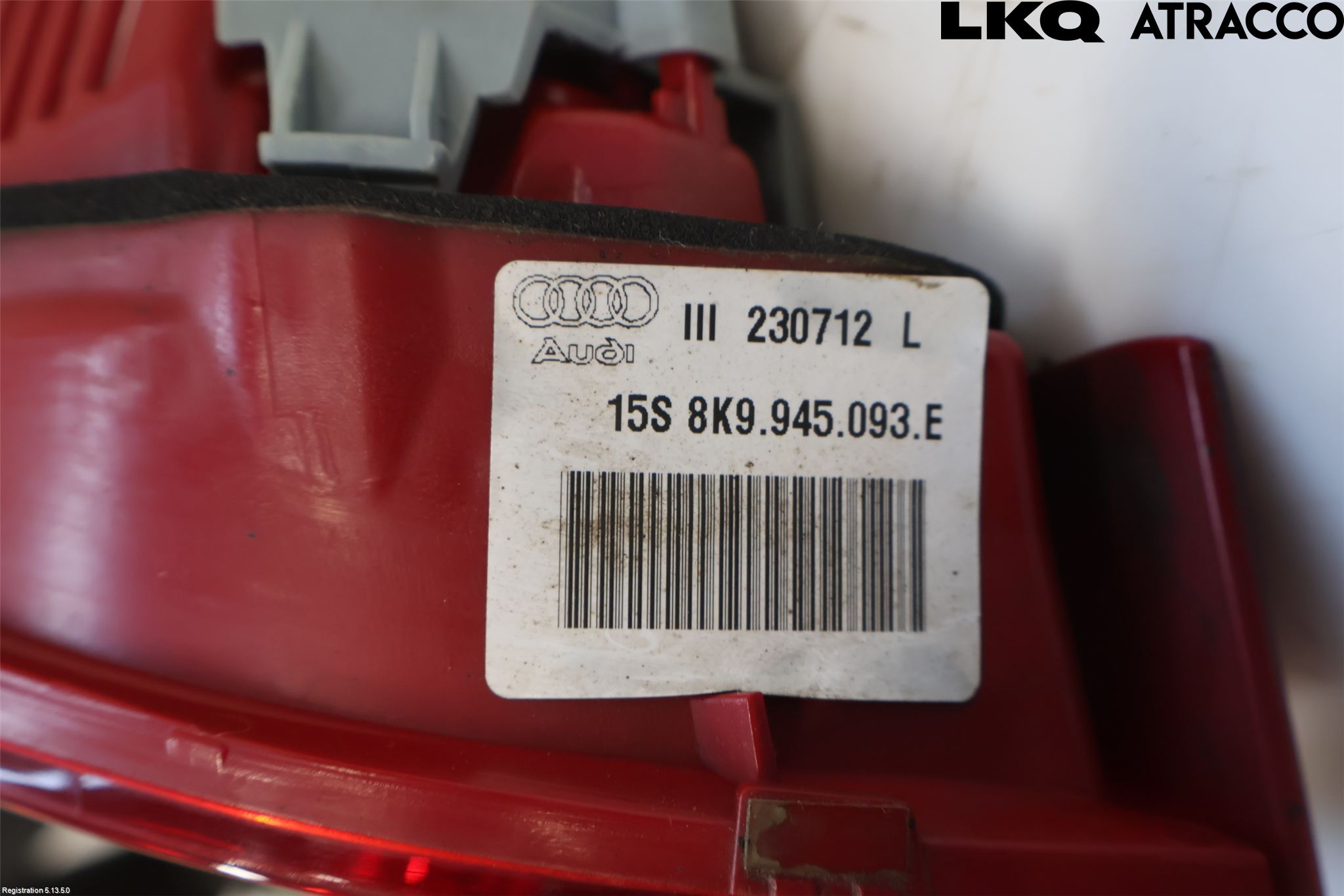 Audi A4 12-15 Bakljus Lucka Vä