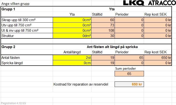 Volkswagen VW TIGUAN 07-16 Stötfångarbeklädnad Bak