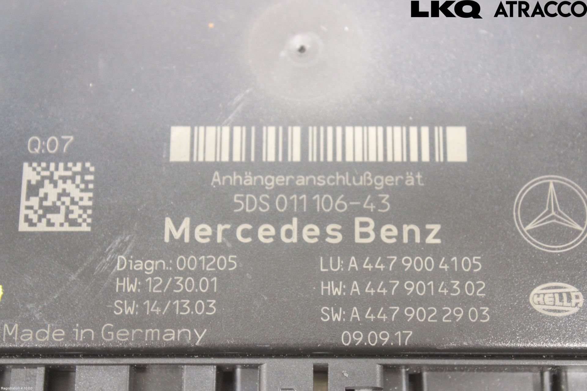 Mercedes-Benz MB VITO/V-KLASS (W640,W447,W448) 14- Styrenhet Dragkrok