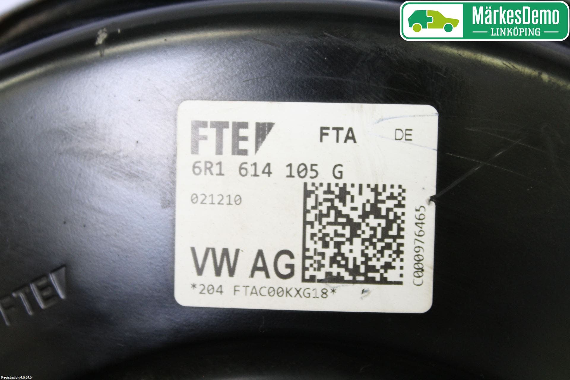 Skoda FABIA 07-14 Bromsservo