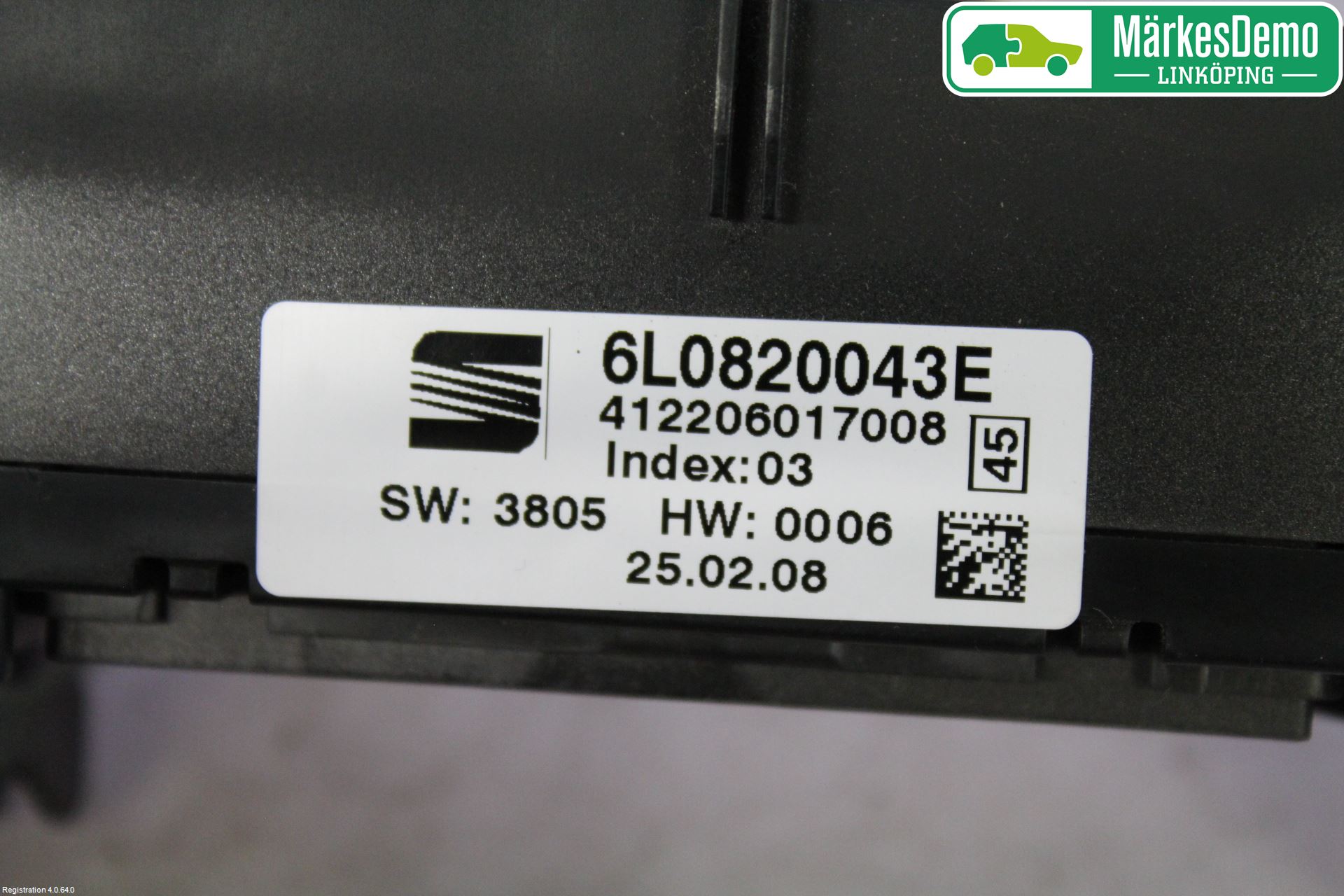 Seat IBIZA III 06-08 Ac Styrenhet Ac Manöveren