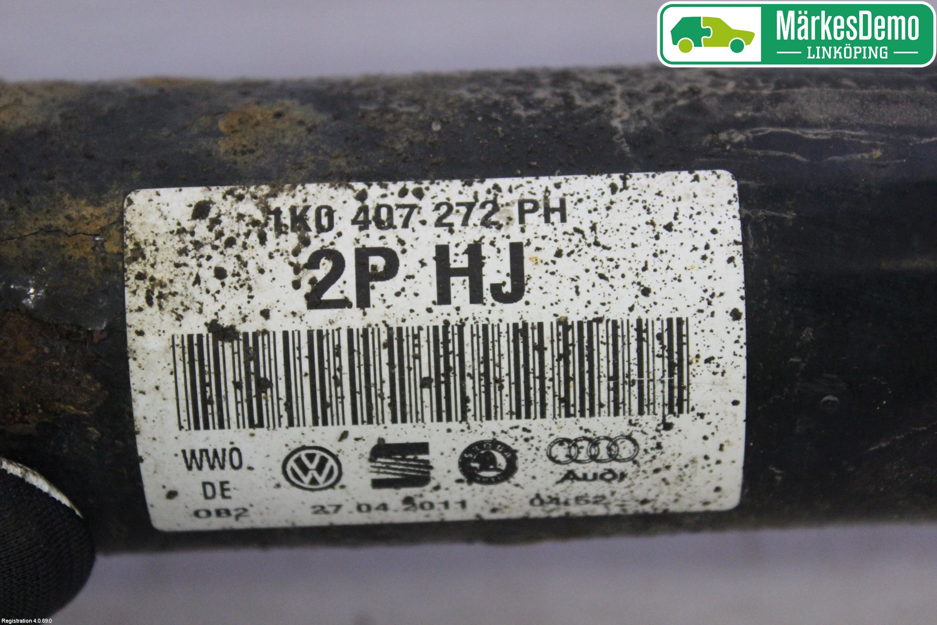Volkswagen VW GOLF VI 09-13 Drivaxel Fram Höger