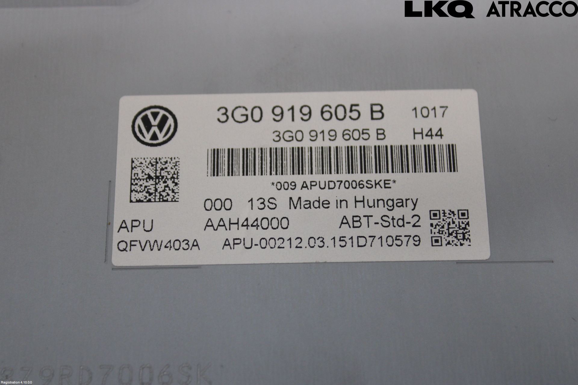Volkswagen VW PASSAT 15-19 Cd Radio - Multimediapanel