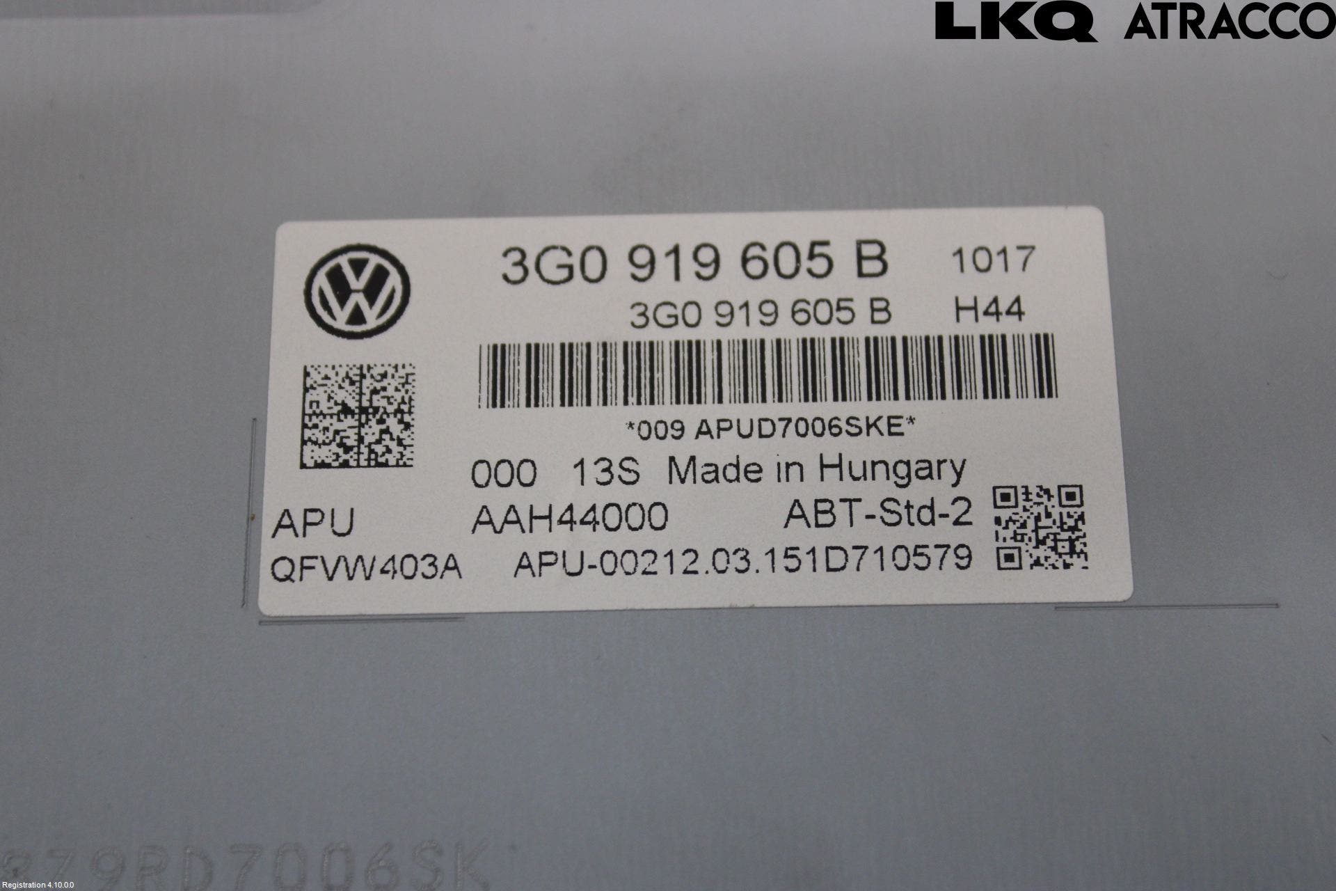 Volkswagen VW PASSAT 15-19 Cd Radio - Multimediapanel