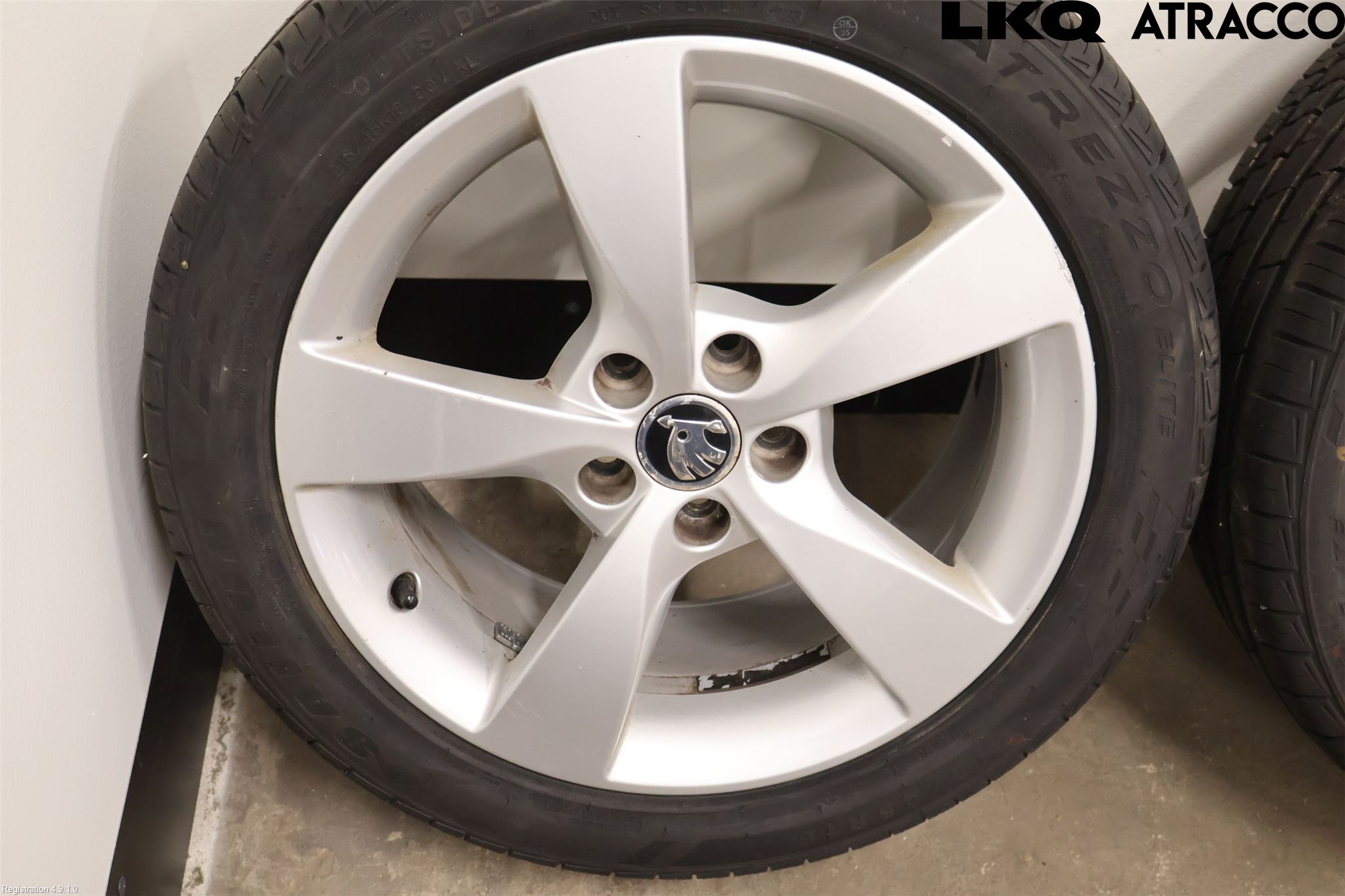 Skoda RAPID Sommardäck Alumfälg 4St