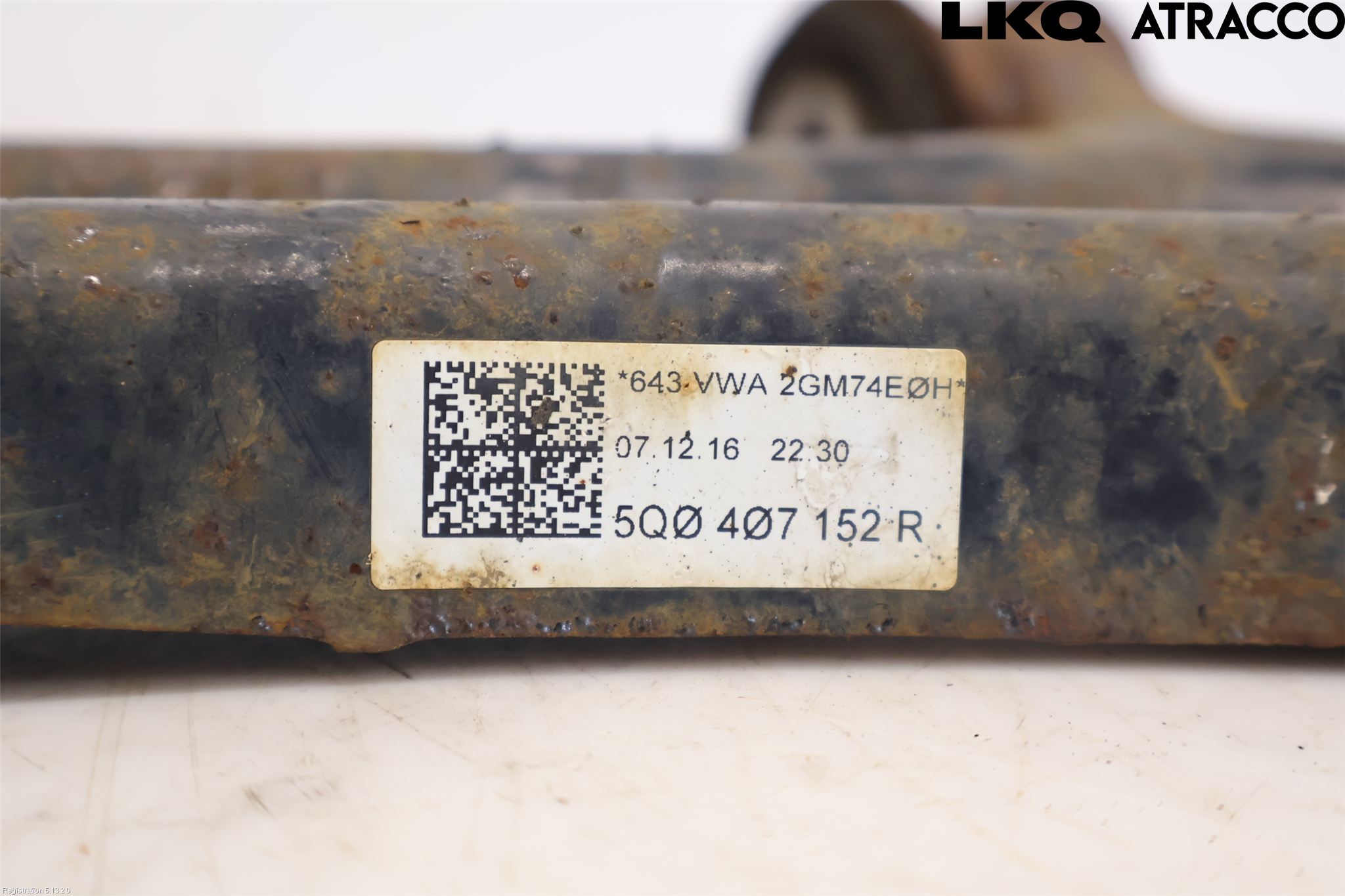 Volkswagen VW GOLF / E-GOLF VII 13-20 Bärarm Fram Undre Hö